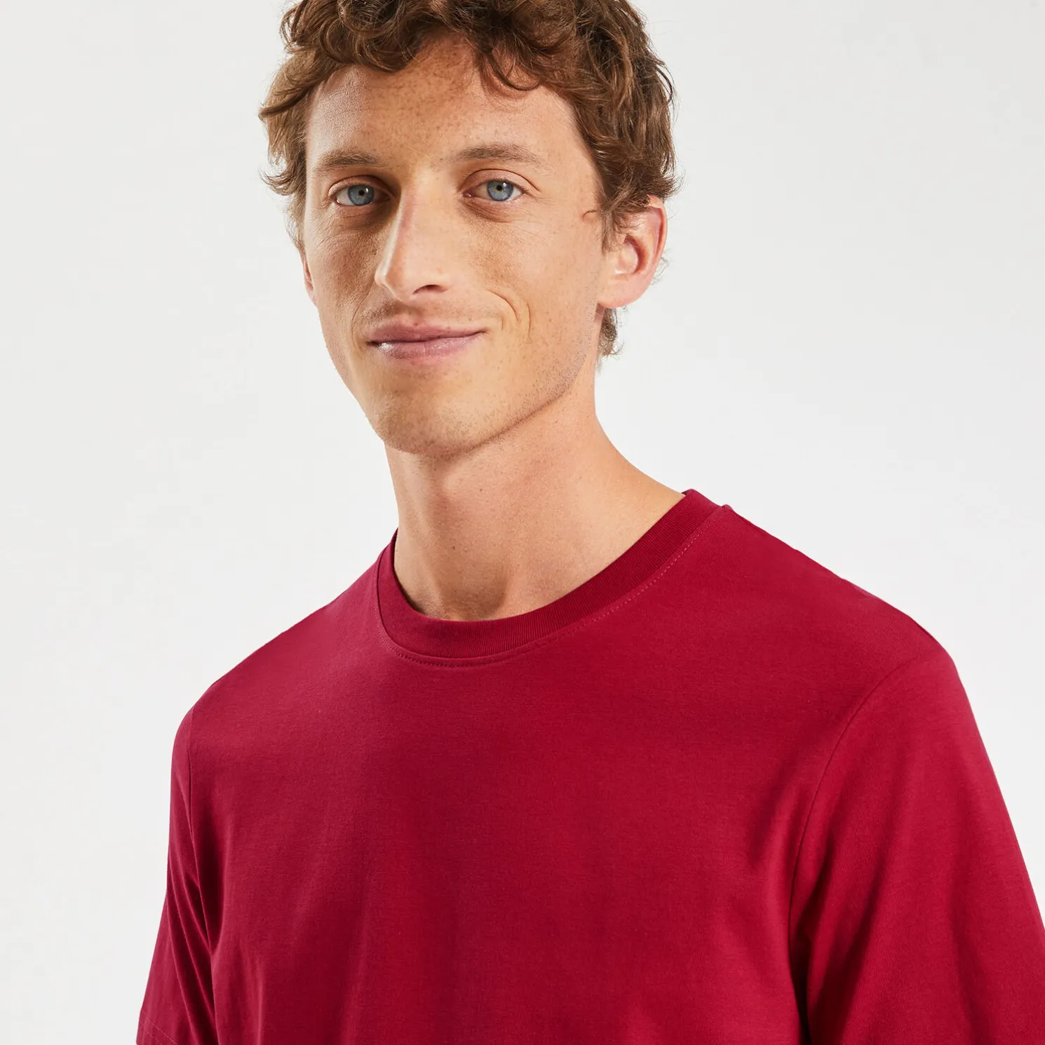 Basic, effen T-shirt