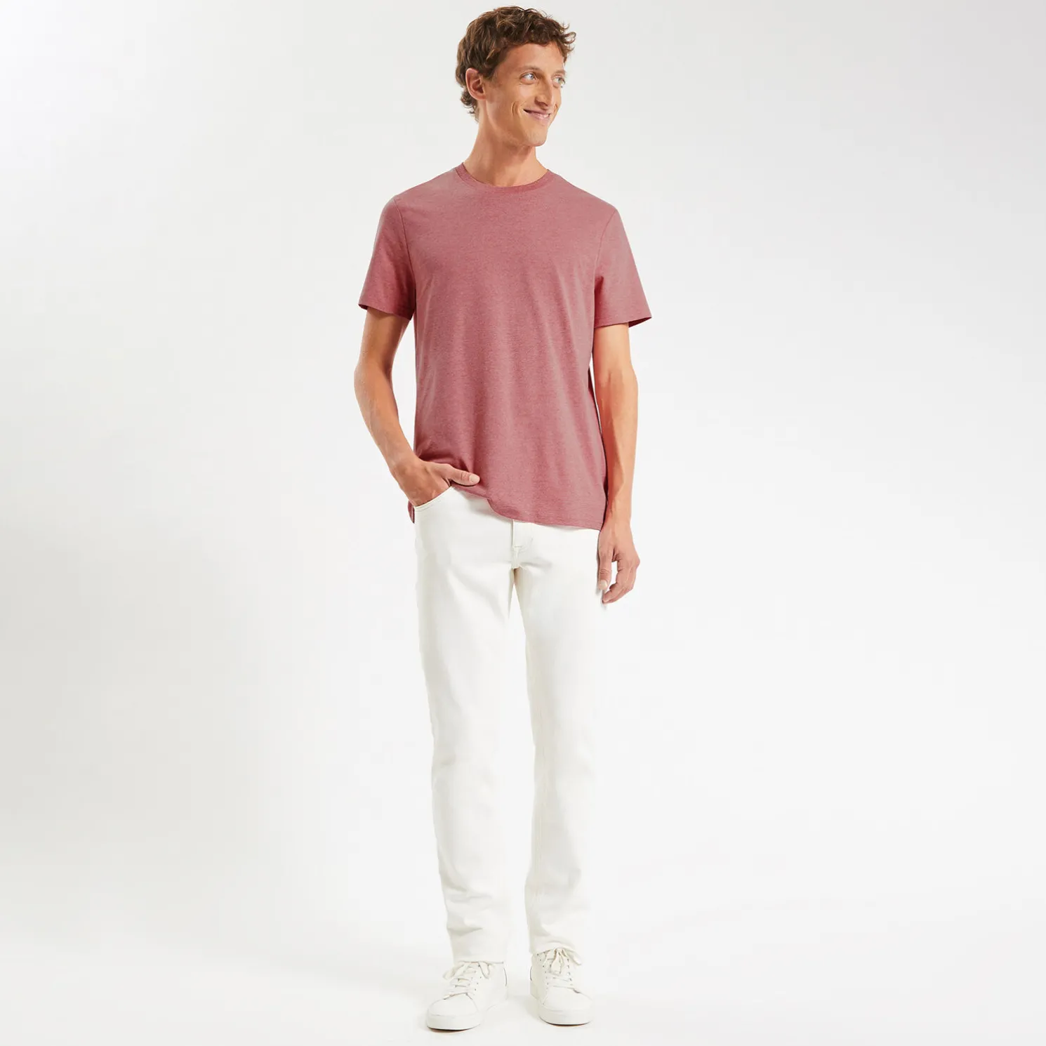 Basic, effen T-shirt