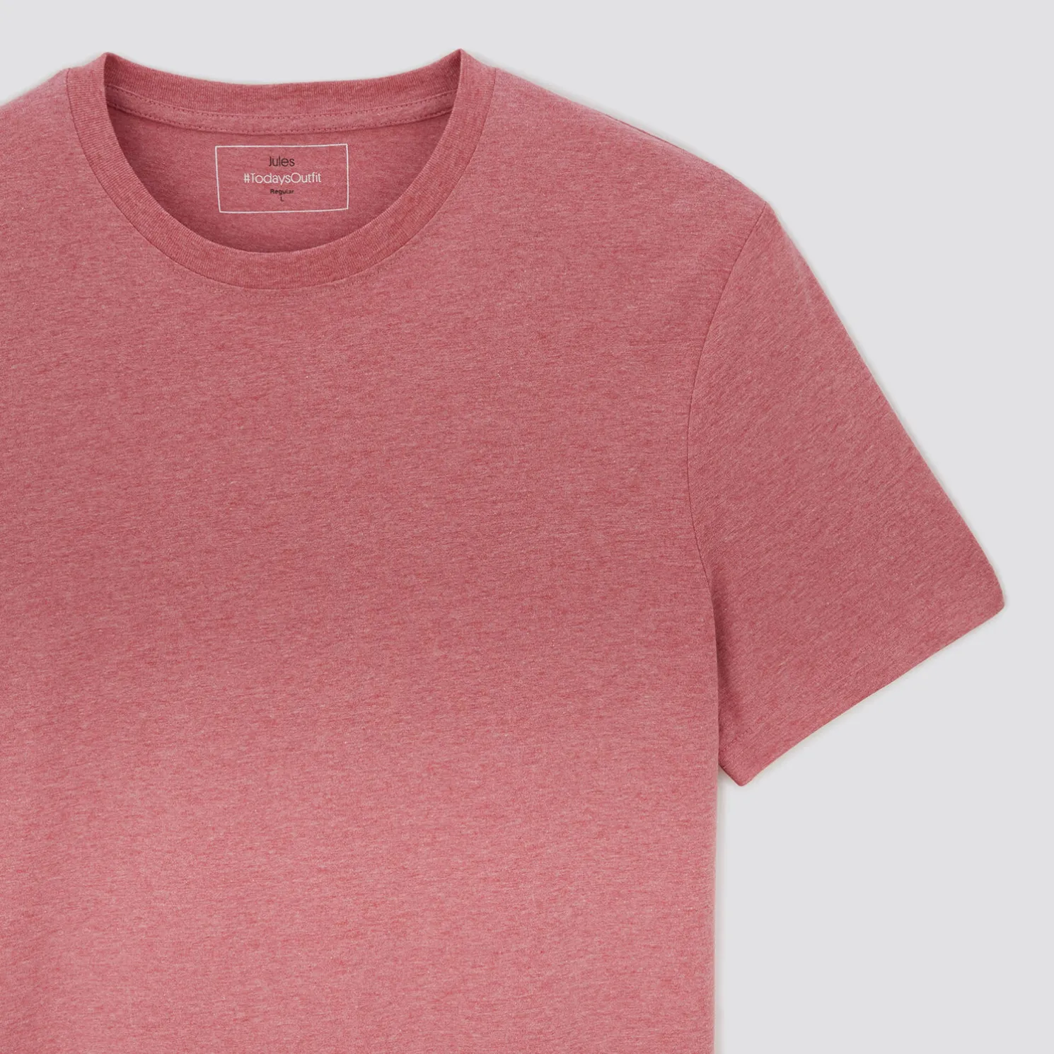 Basic, effen T-shirt