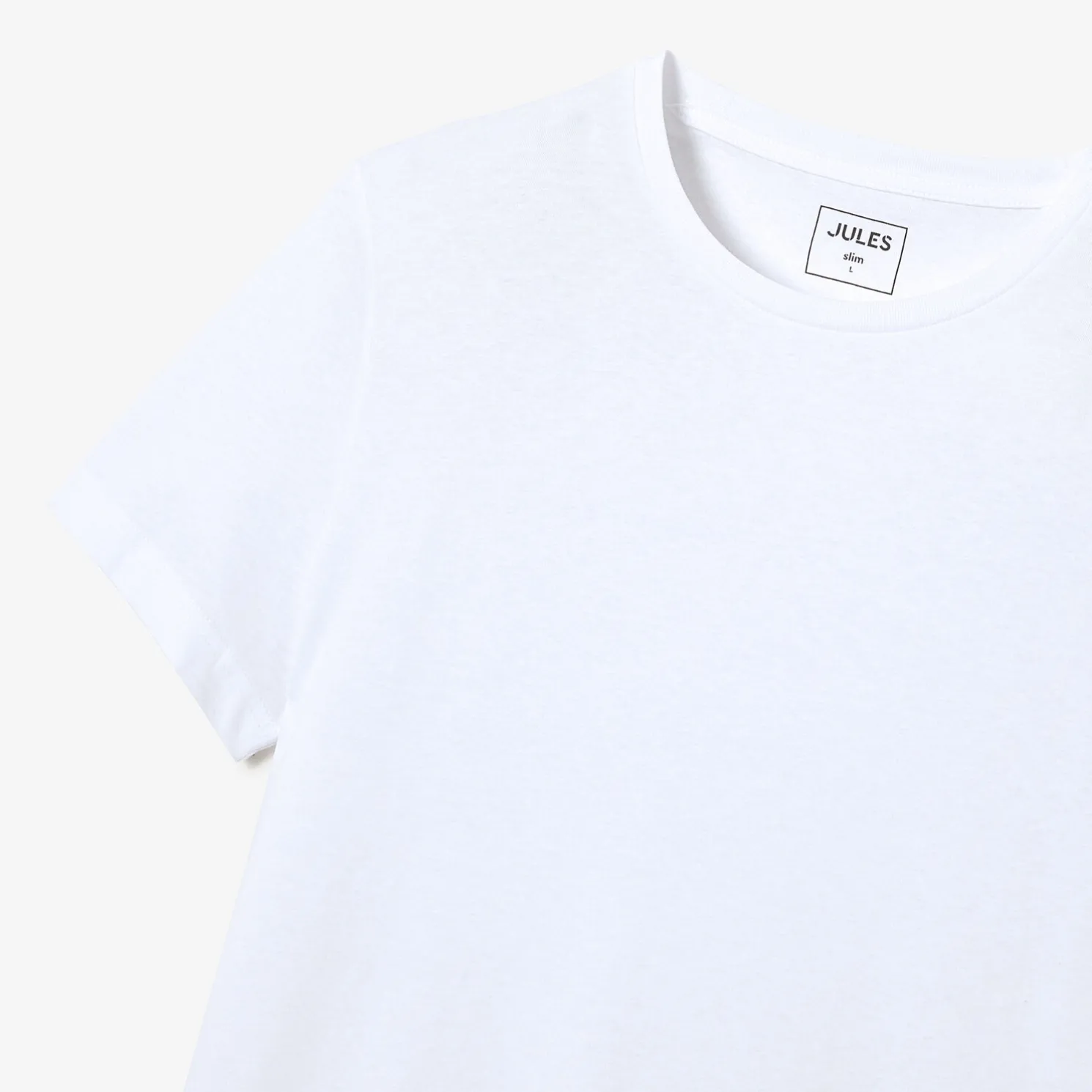Basic T-shirt met ronde hals