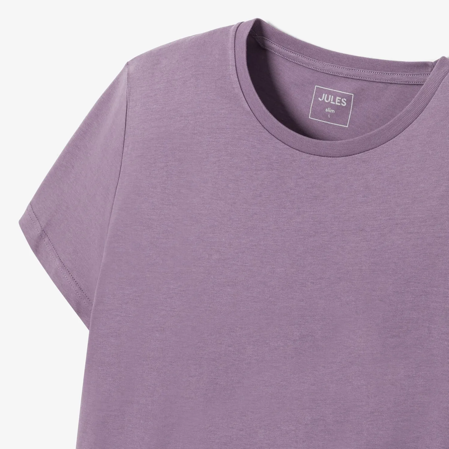 Basic T-shirt met ronde hals