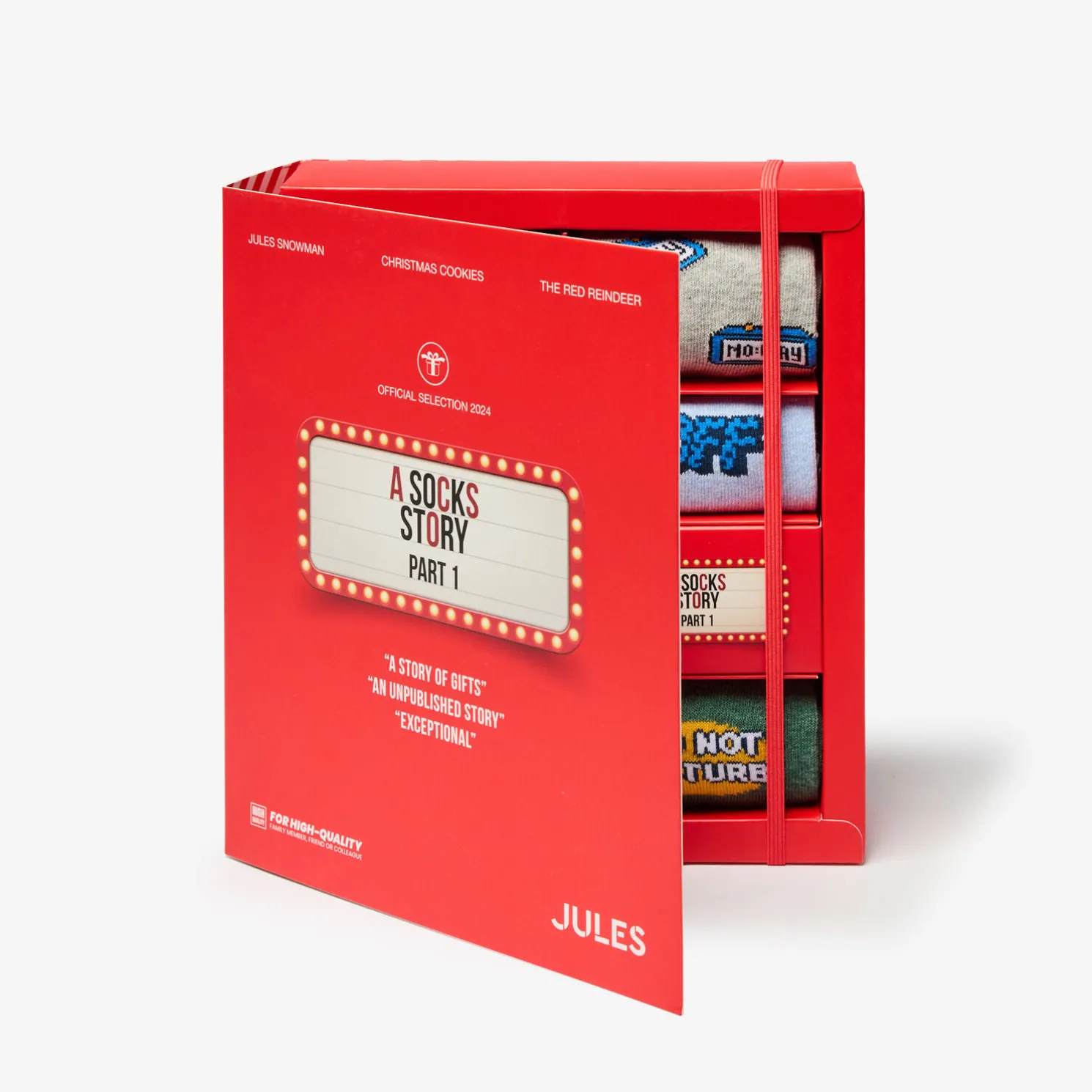 Box engelse versie van 7 paar fantasiesokken