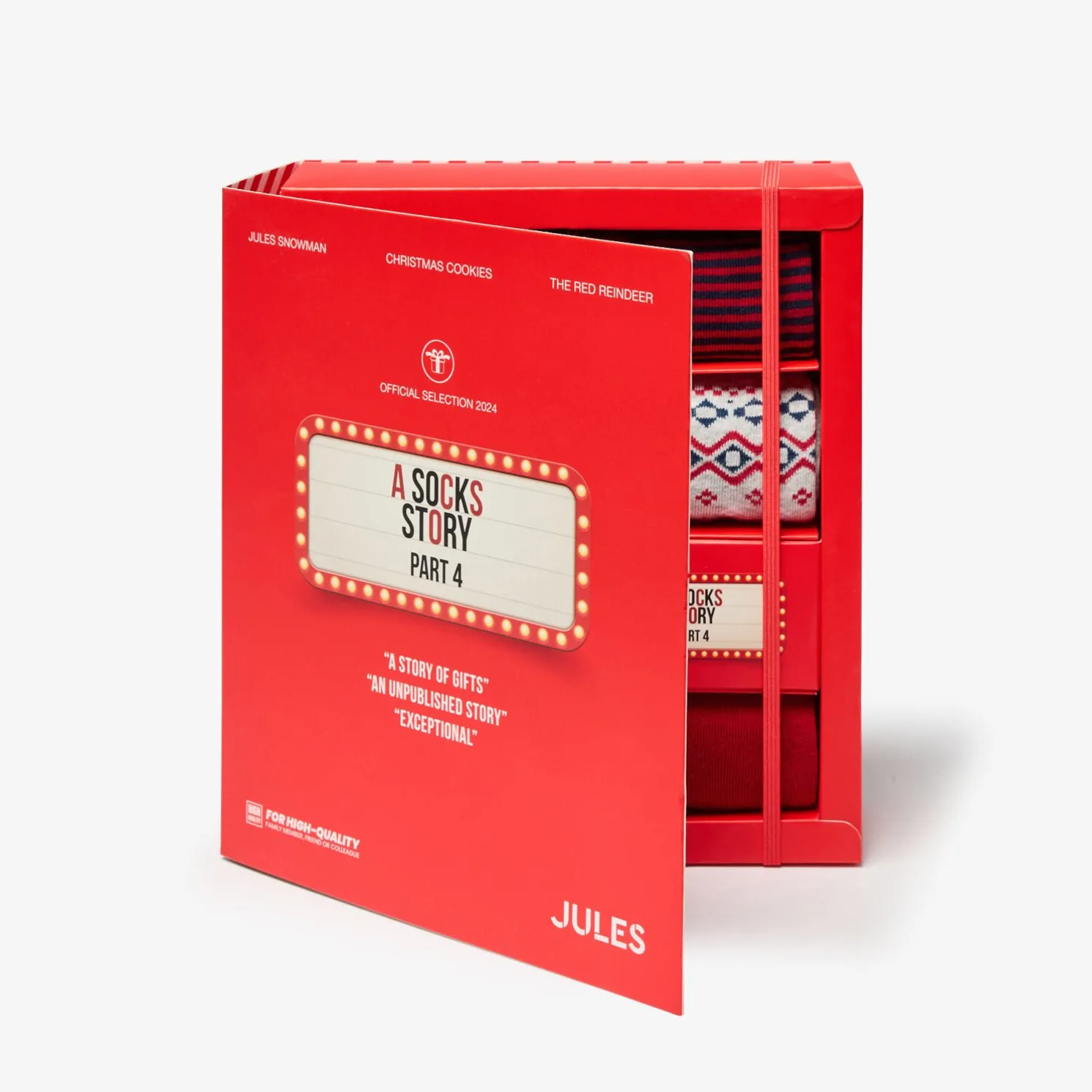 Box engelse versie van 7 paar fantasiesokken