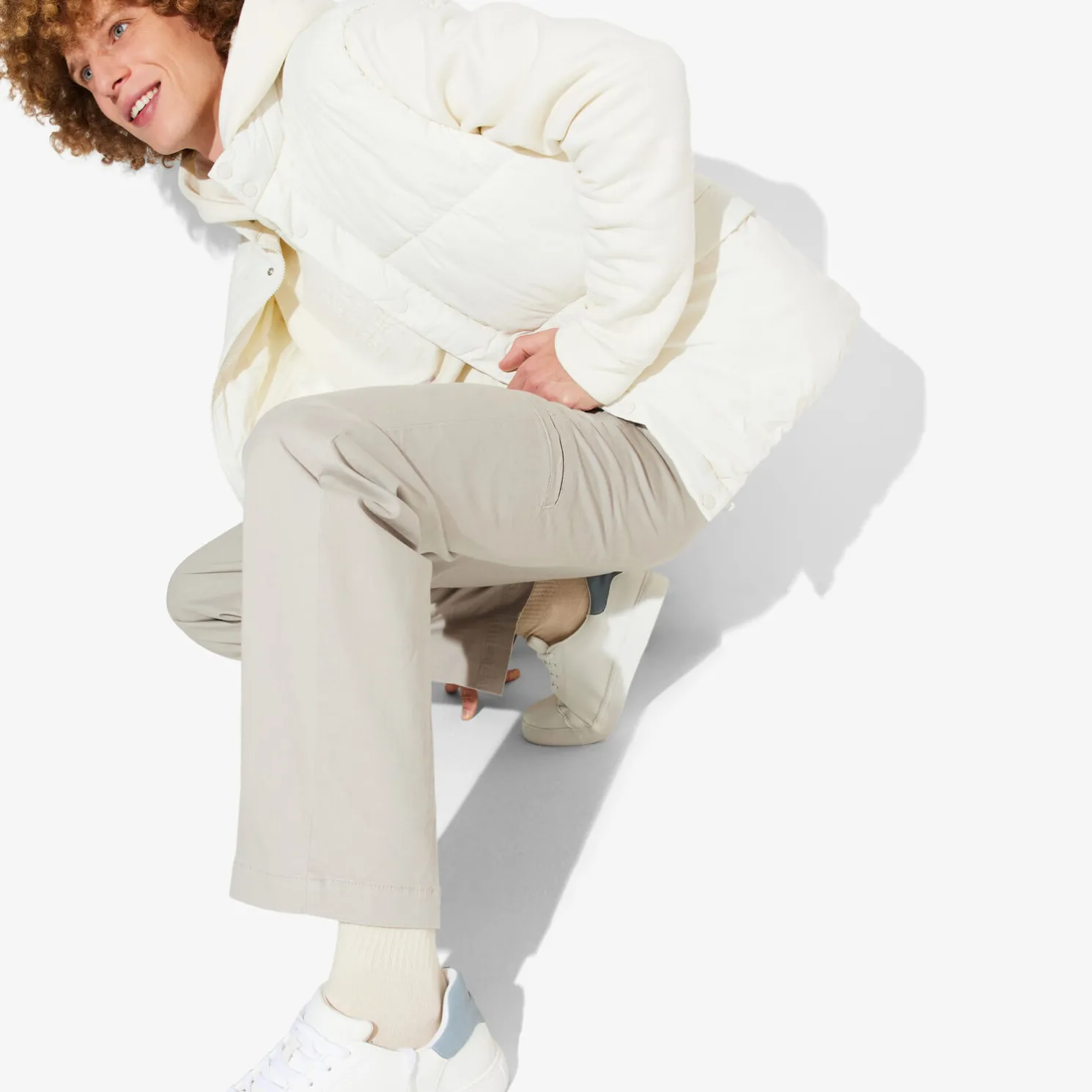 Brede broek in cargostijl