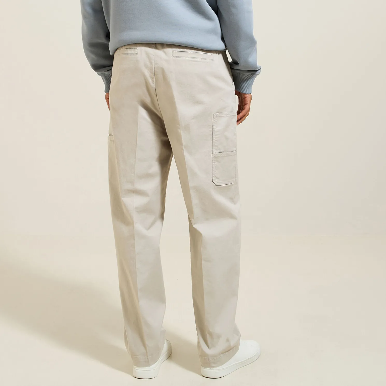 Brede broek in cargostijl