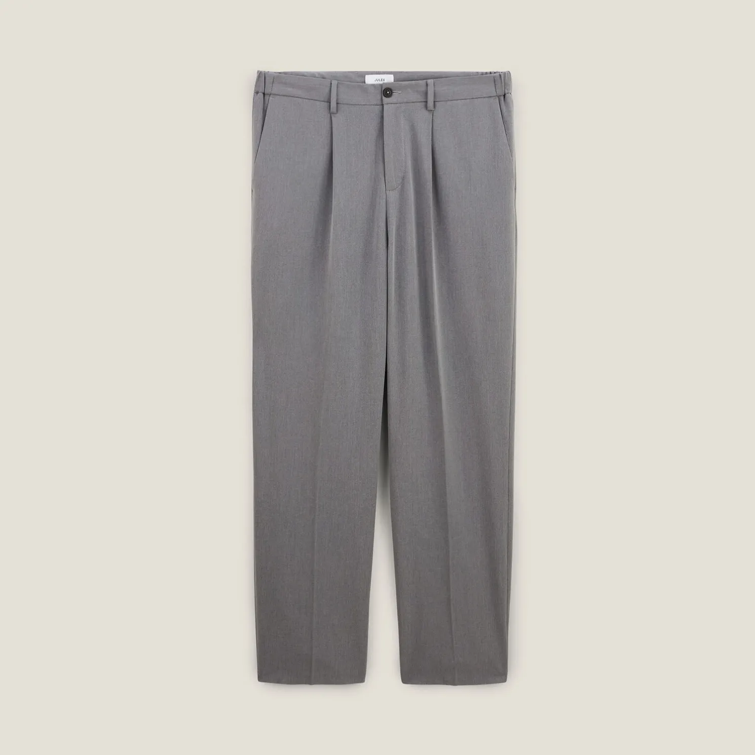 Brede broek met plooien