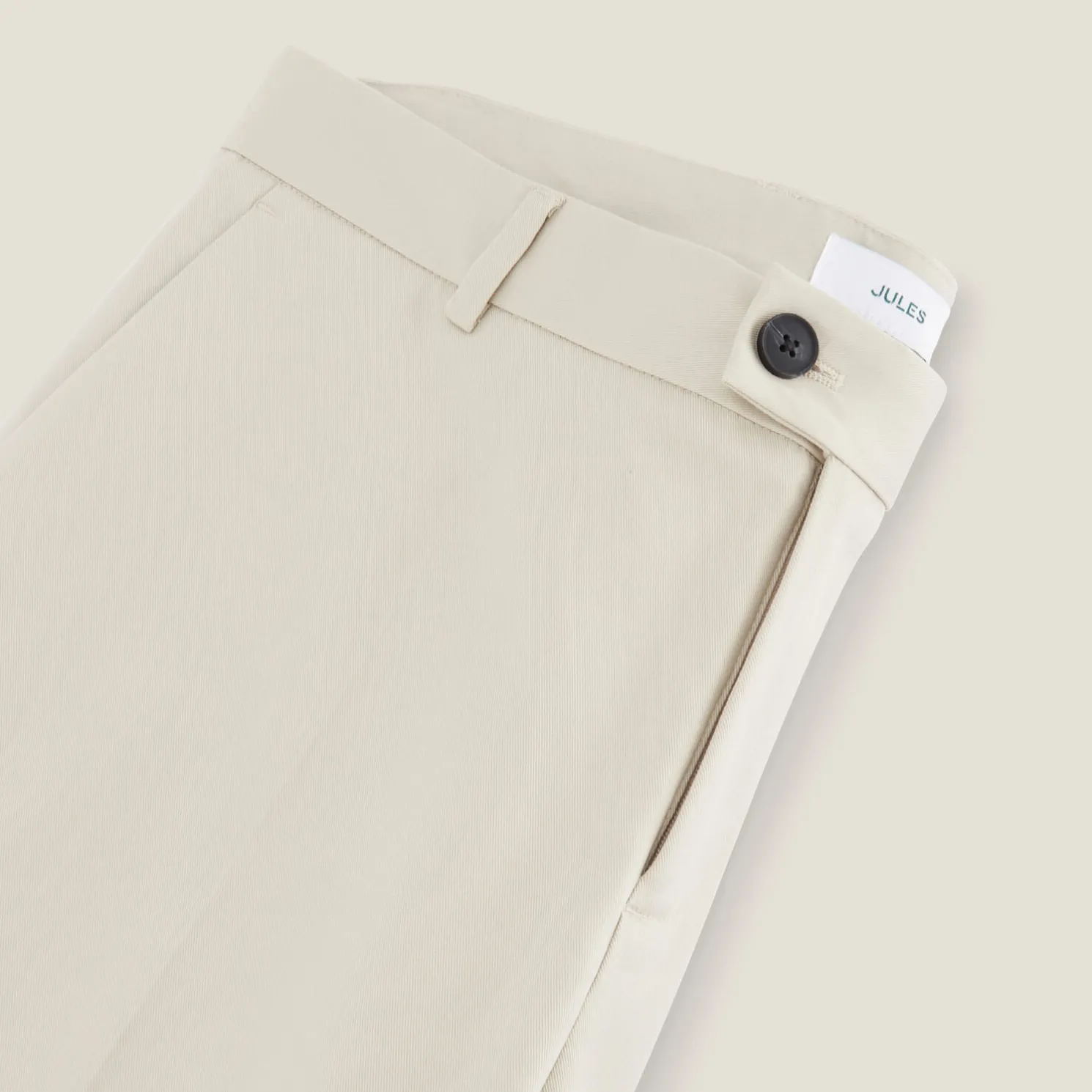 Brede broek met plooien