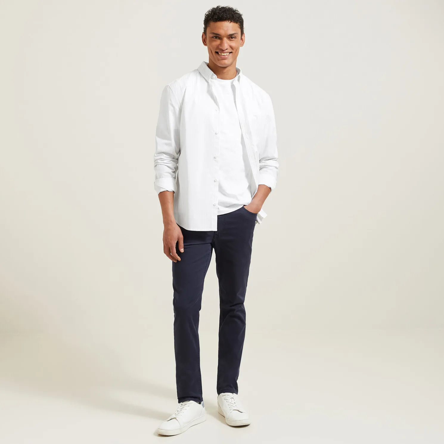 Broek met 5 zakken, Made in Francen