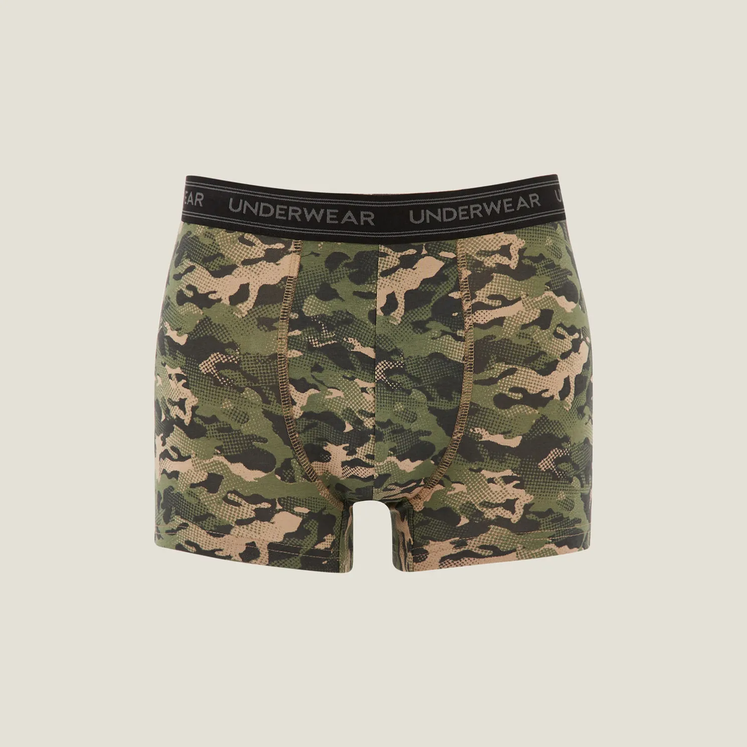 Effen boxer in biokatoen