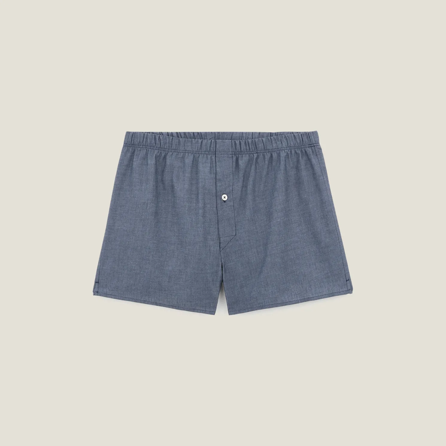Effen boxershort in biokatoen