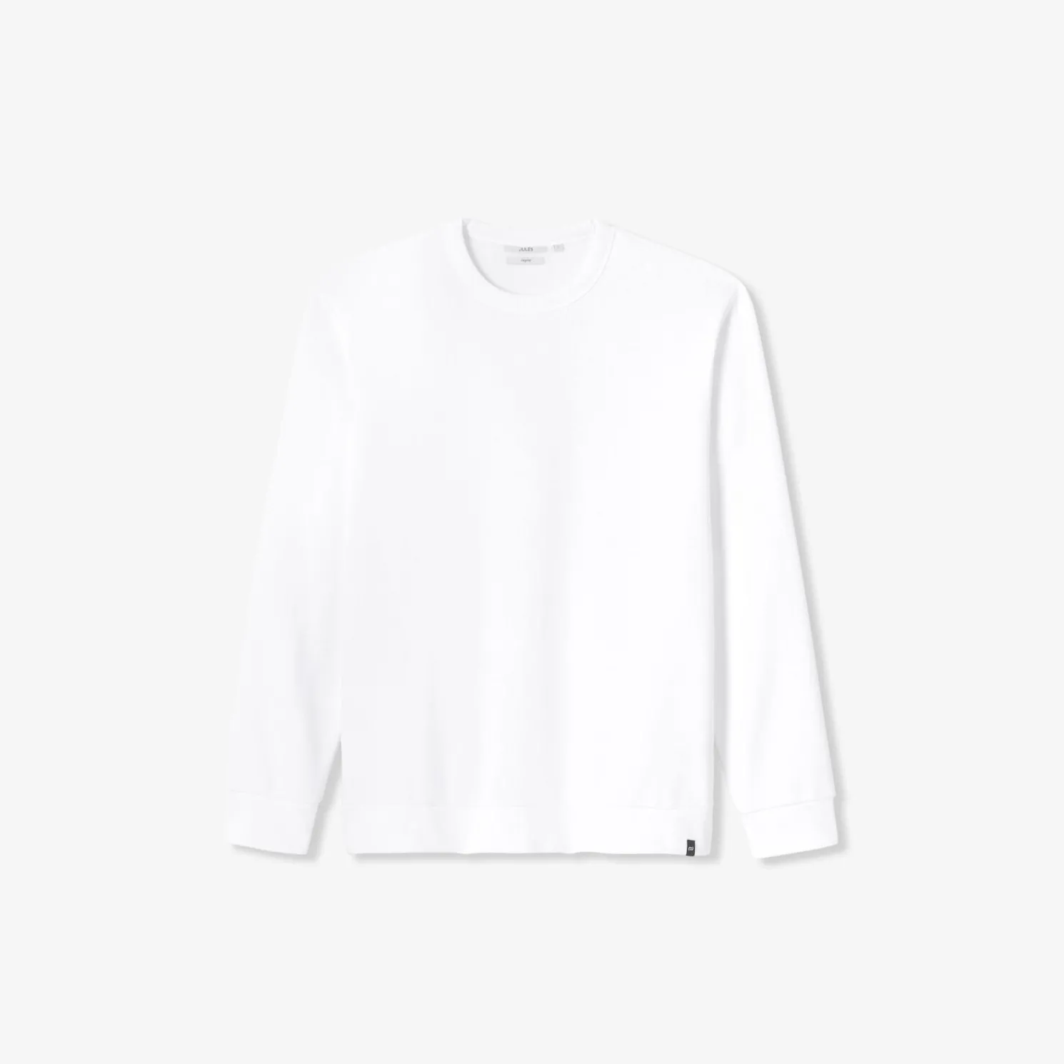 Effen sweater met ronde hals