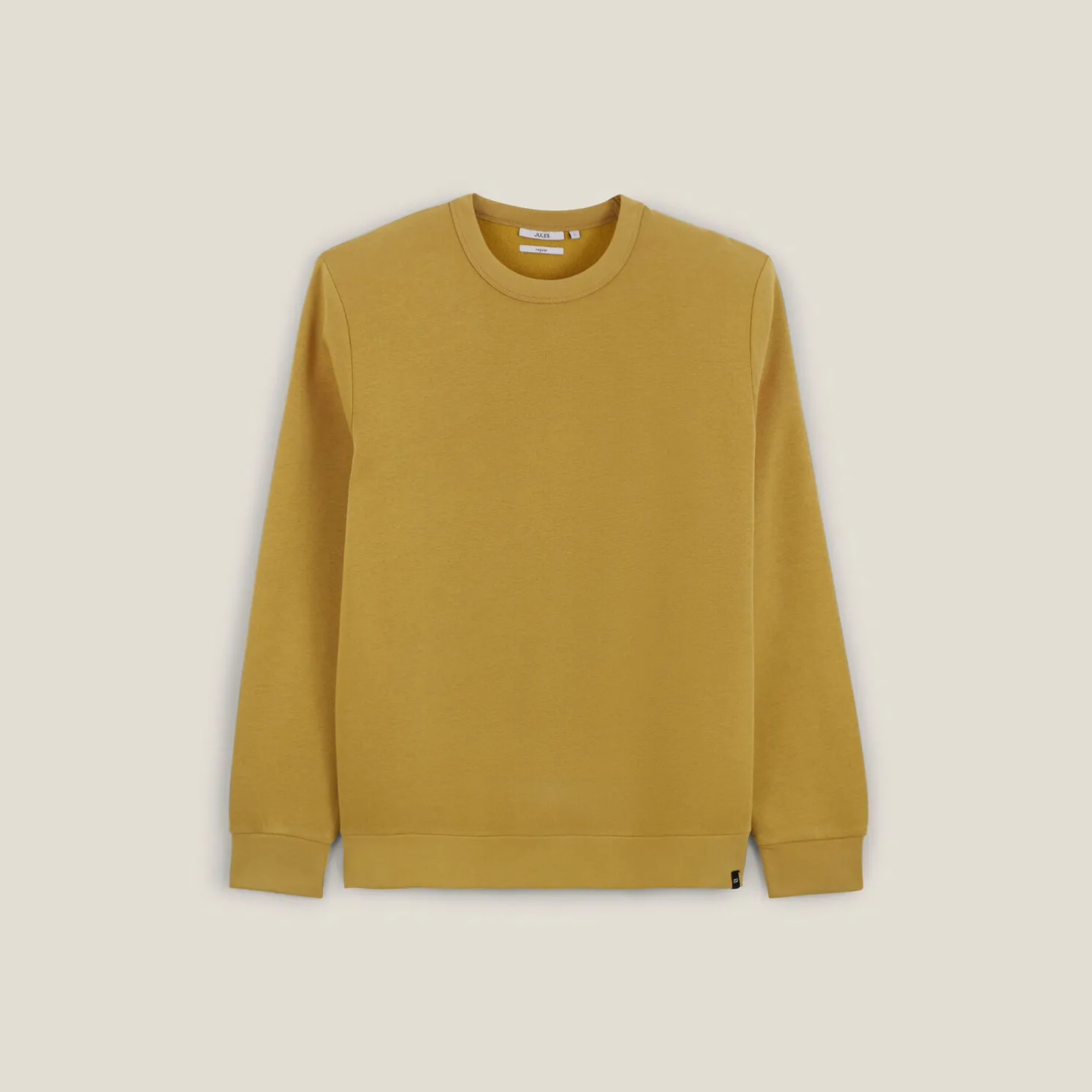 Effen sweater met ronde hals