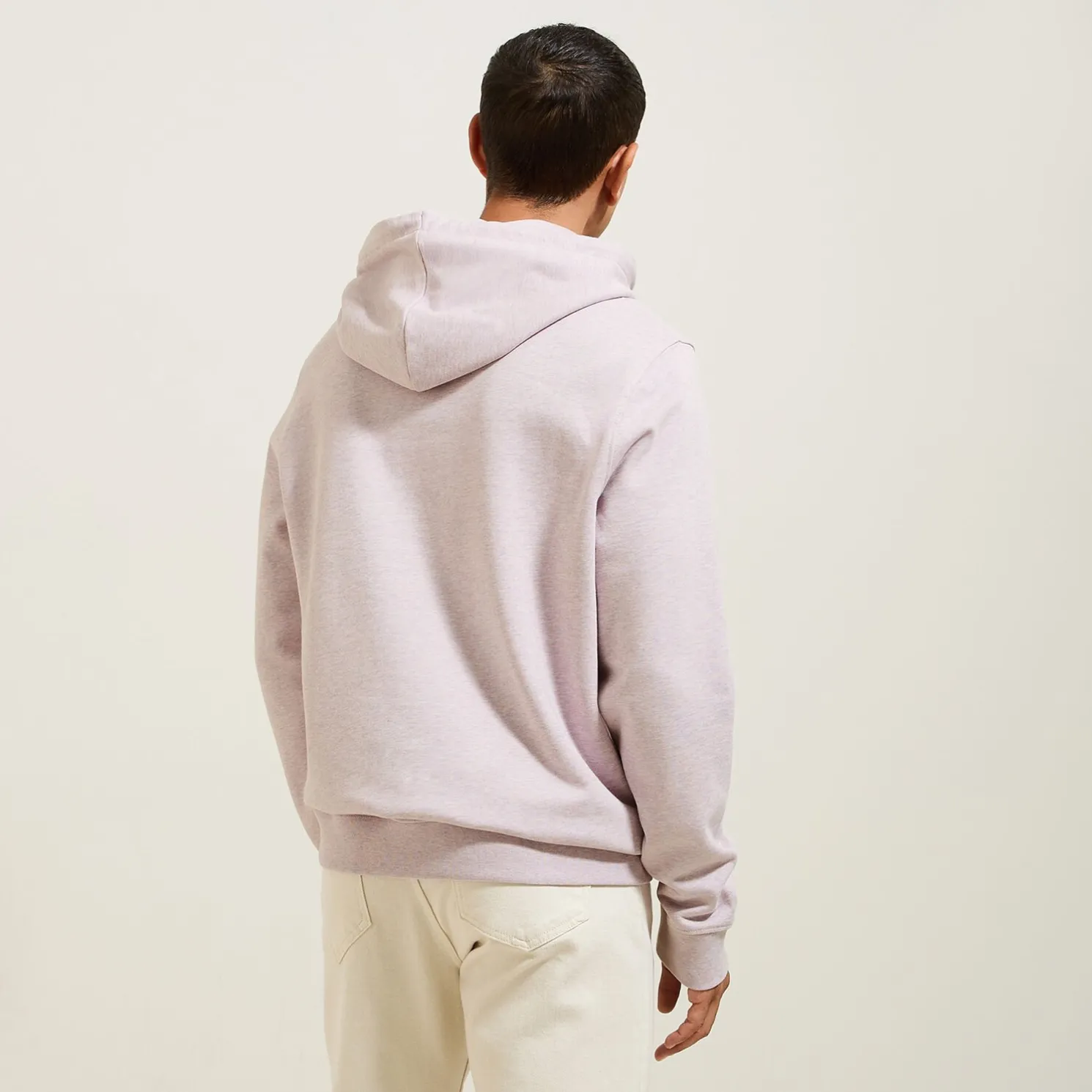 Effen sweater met kap