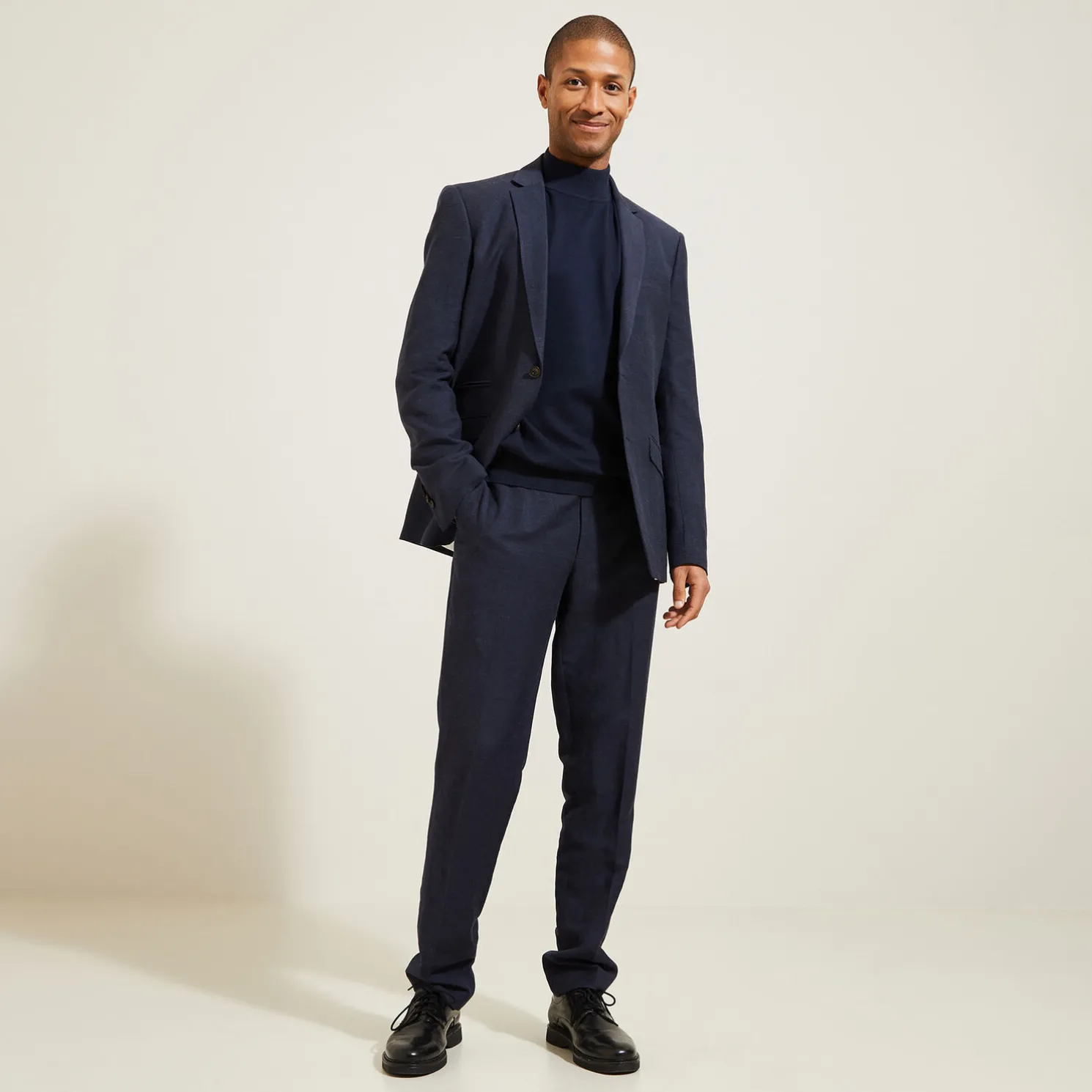 Essentiële trui met schoorsteenkraag