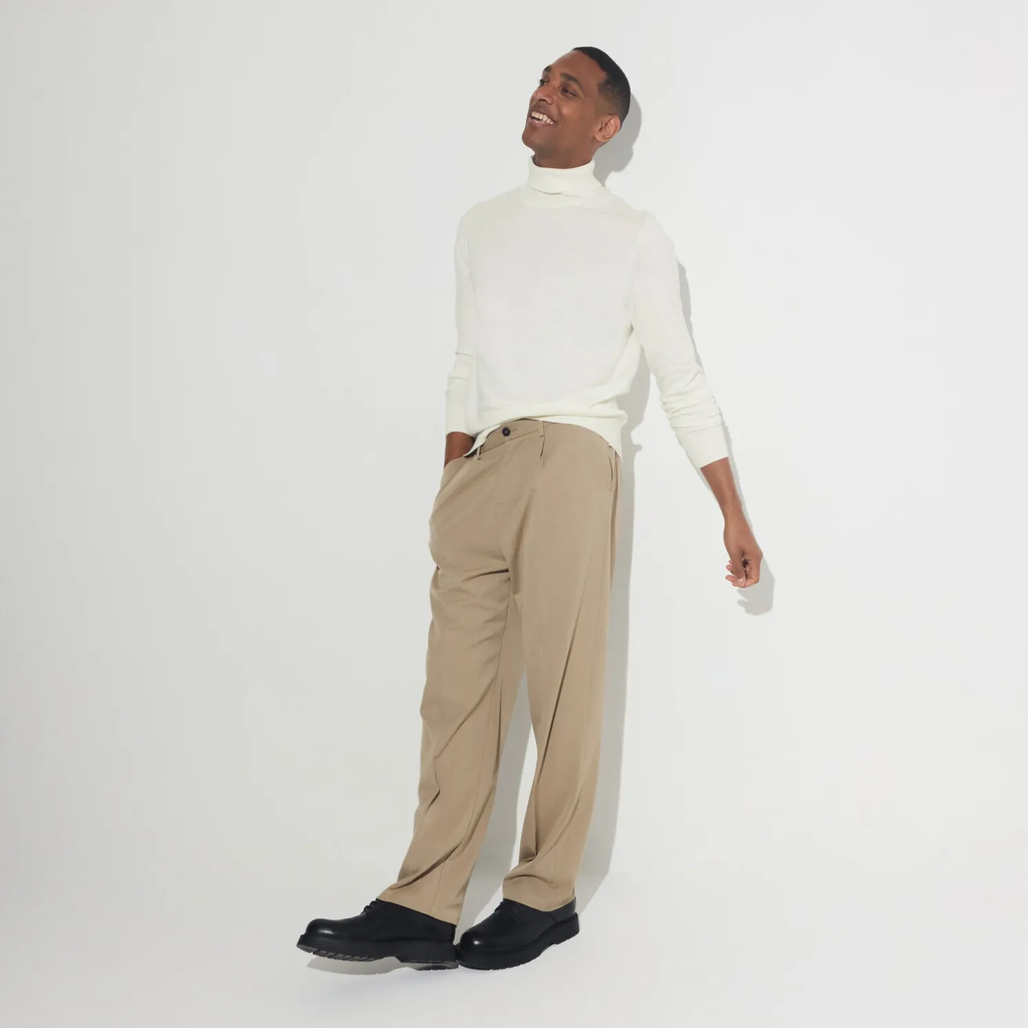 Essentiële trui met rolkraag