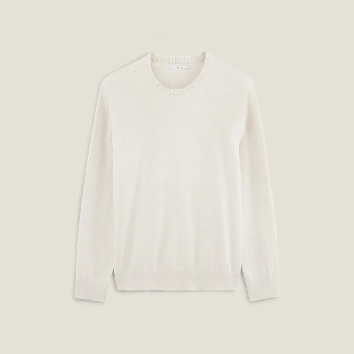 Essentiële trui met ronde hals