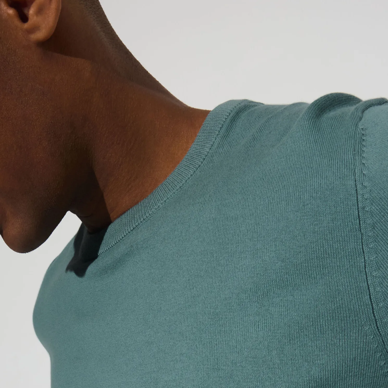 Essentiële trui met ronde hals