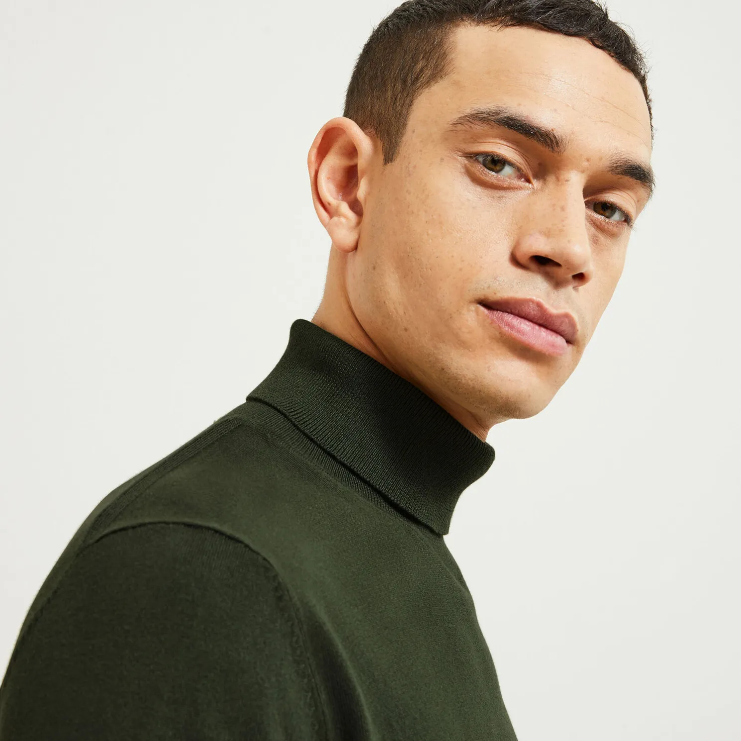 Essentiële trui met rolkraag