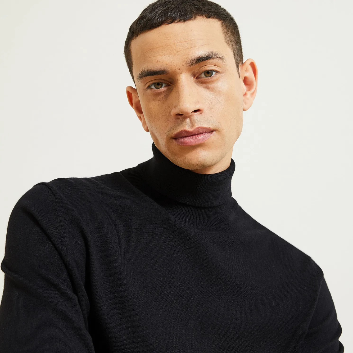 Essentiële trui met rolkraag