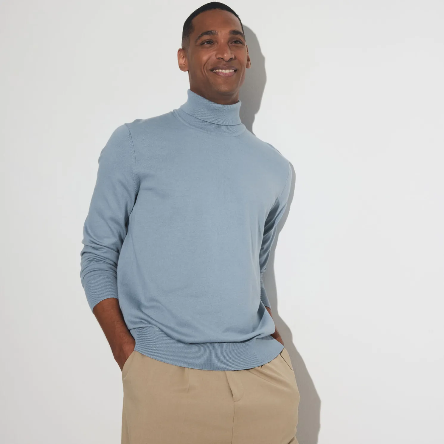 Essentiële trui met rolkraag