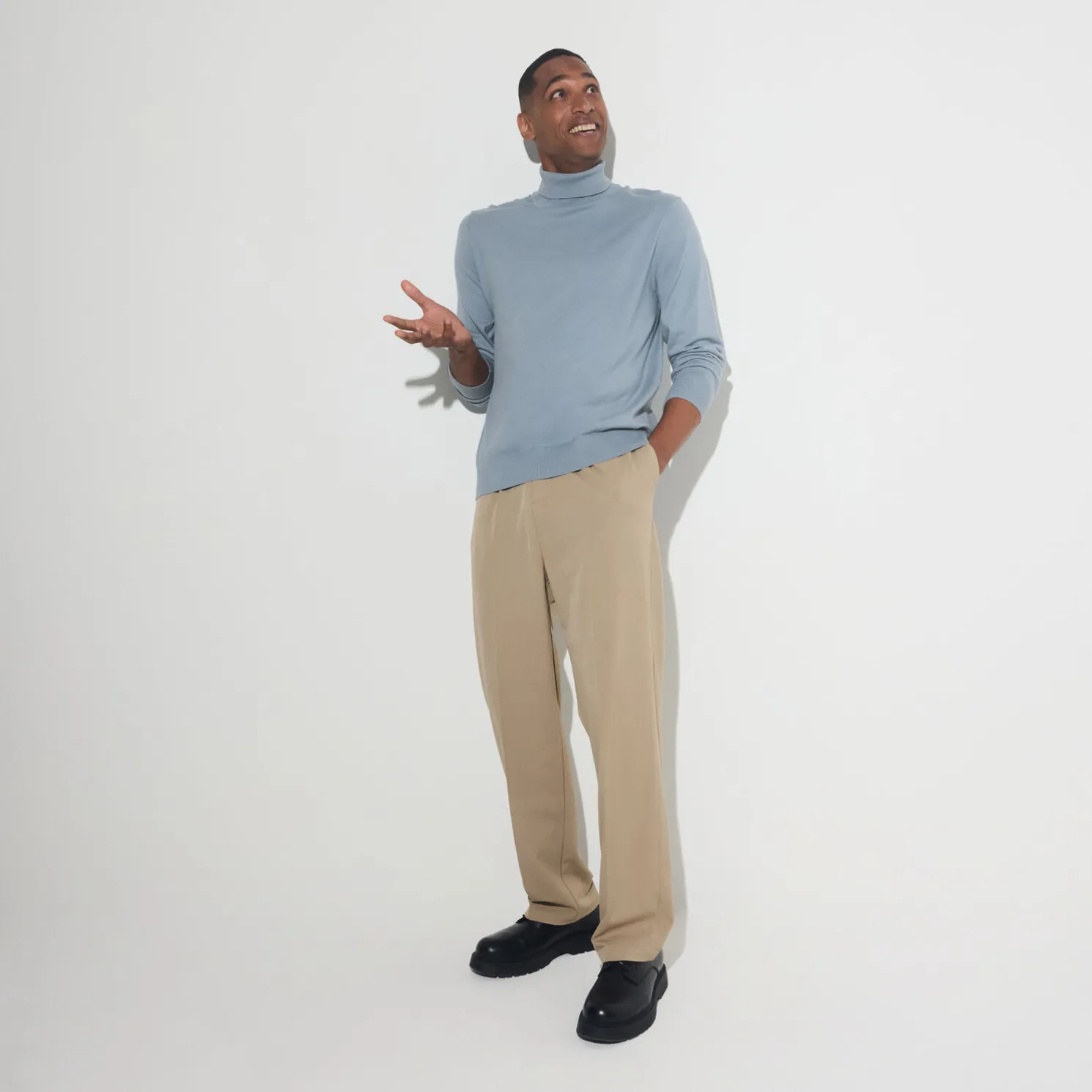 Essentiële trui met rolkraag