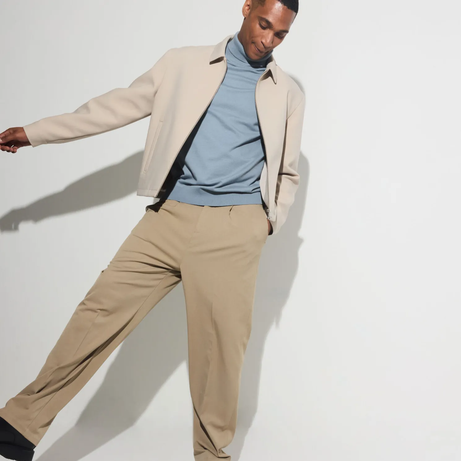 Essentiële trui met rolkraag