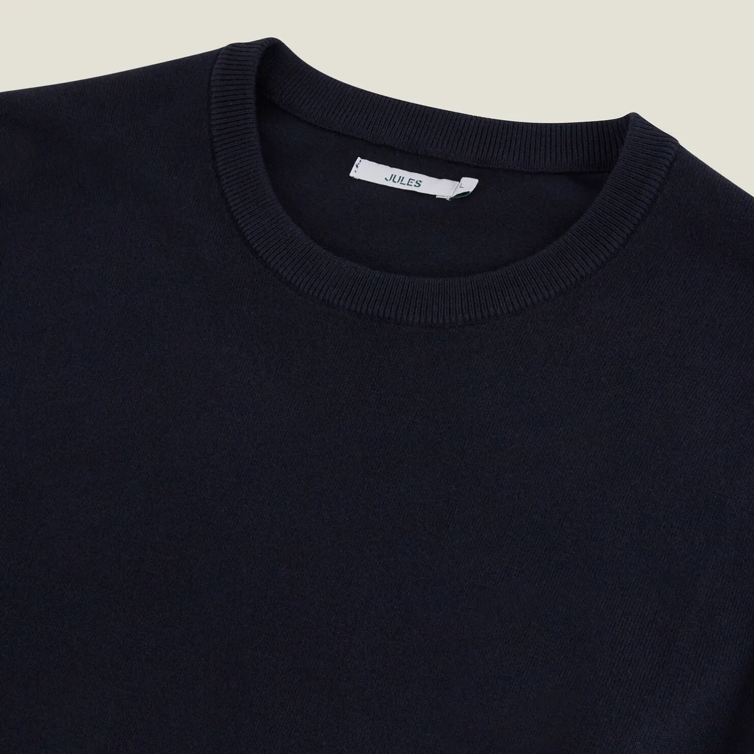 Essentiële trui met ronde hals