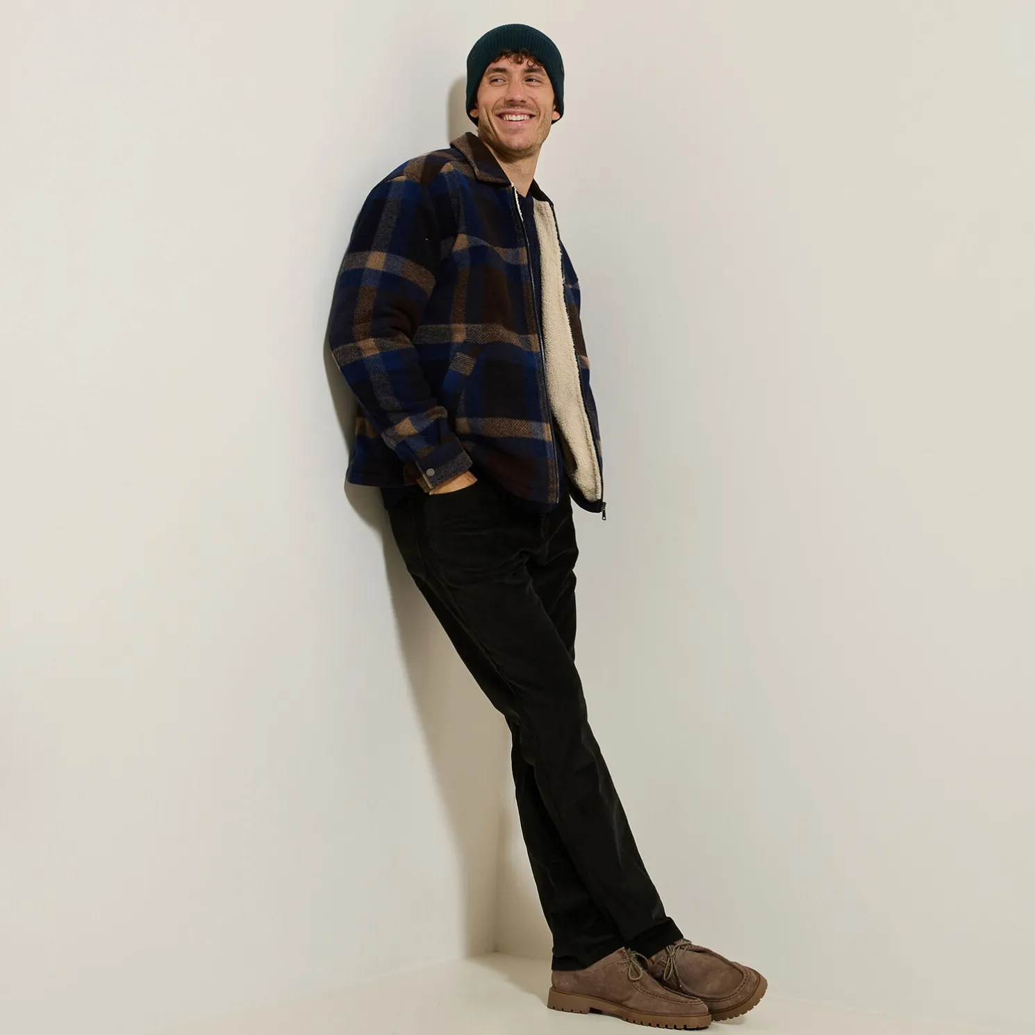 Fluwelen chinobroek met vijf zakken