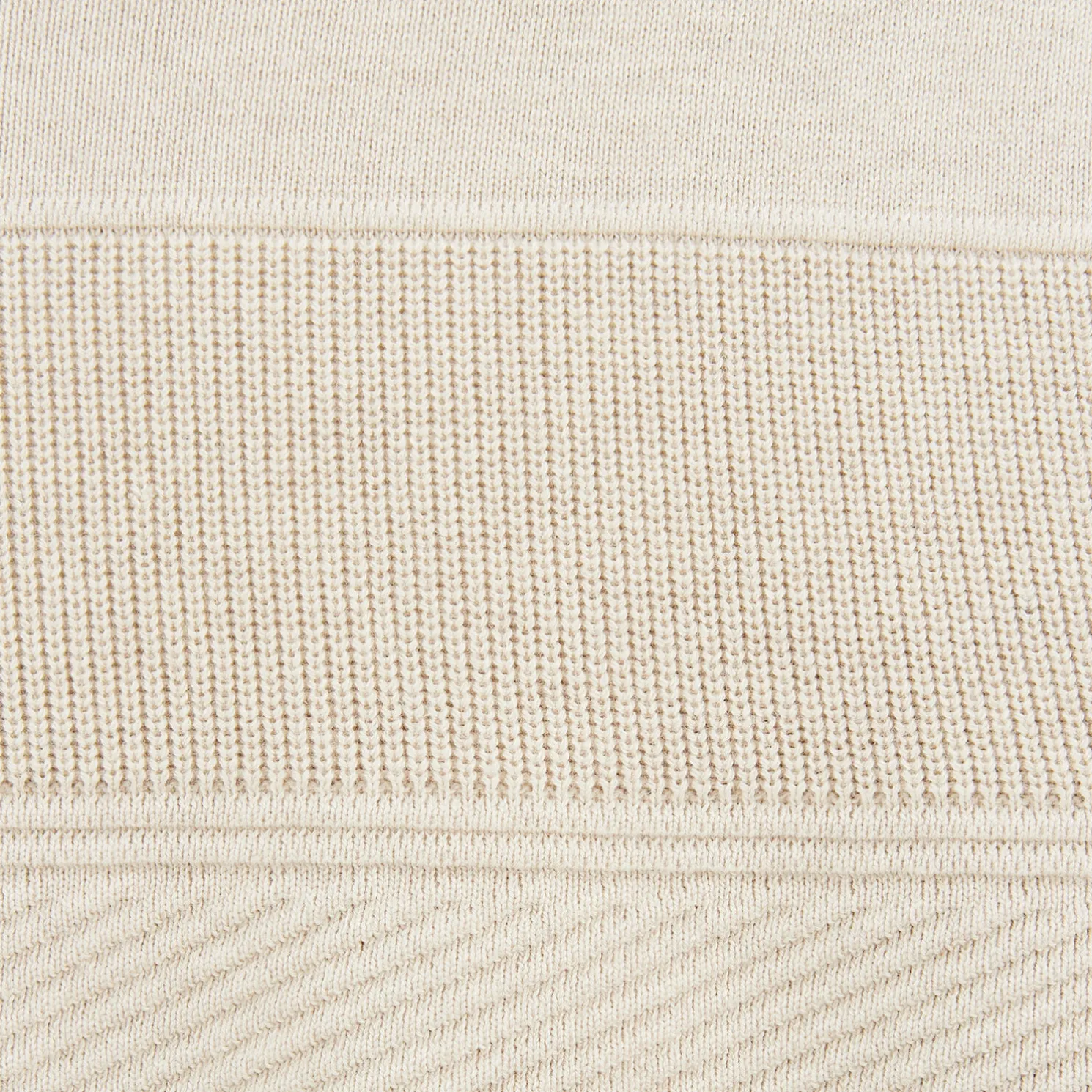 Gemêleerde trui met ronde hals, effen kleur