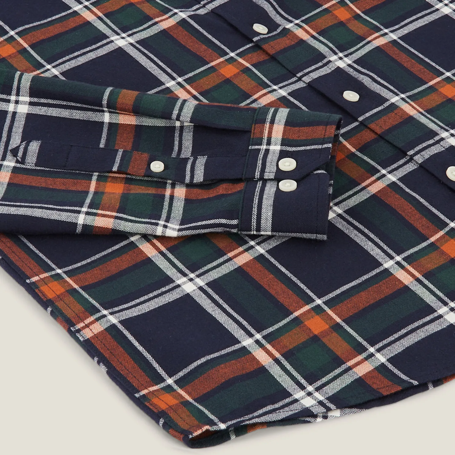 Geruit flanellen overhemd