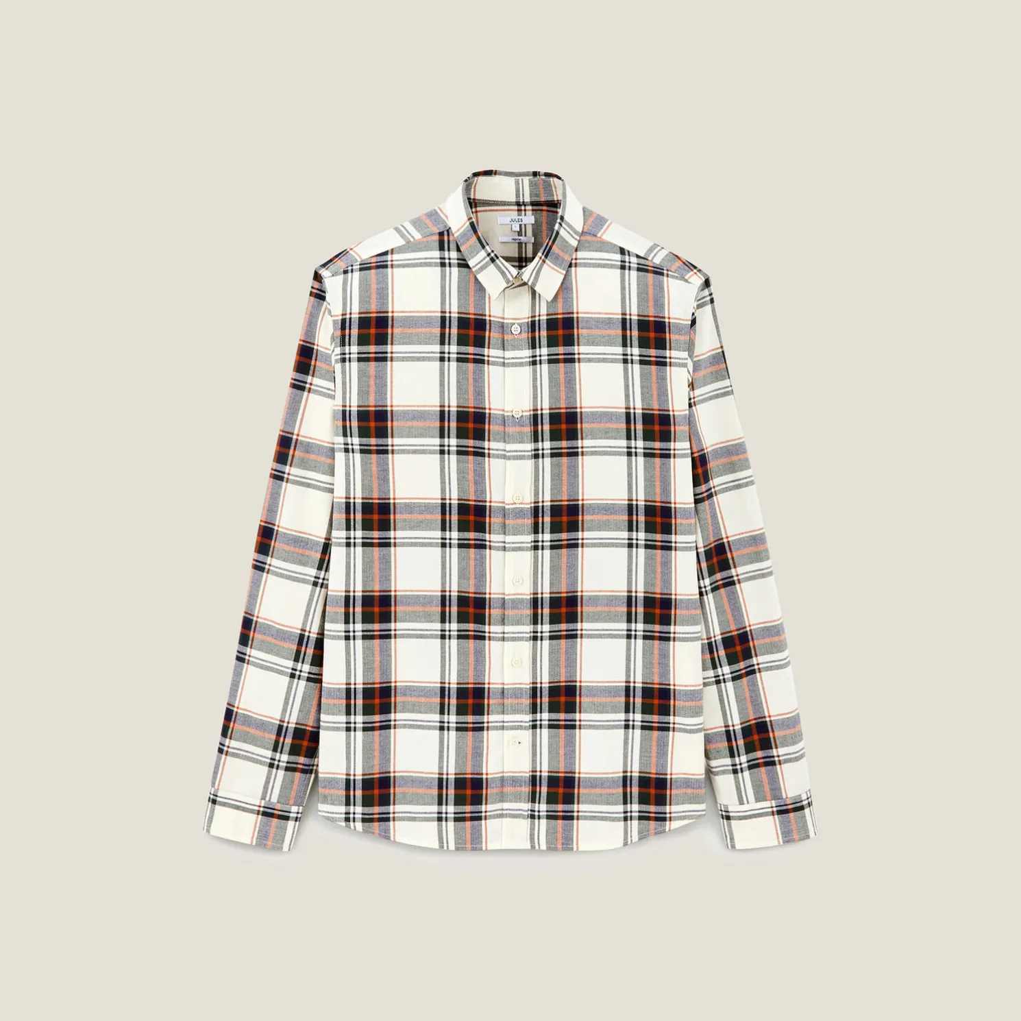 Geruit flanellen overhemd