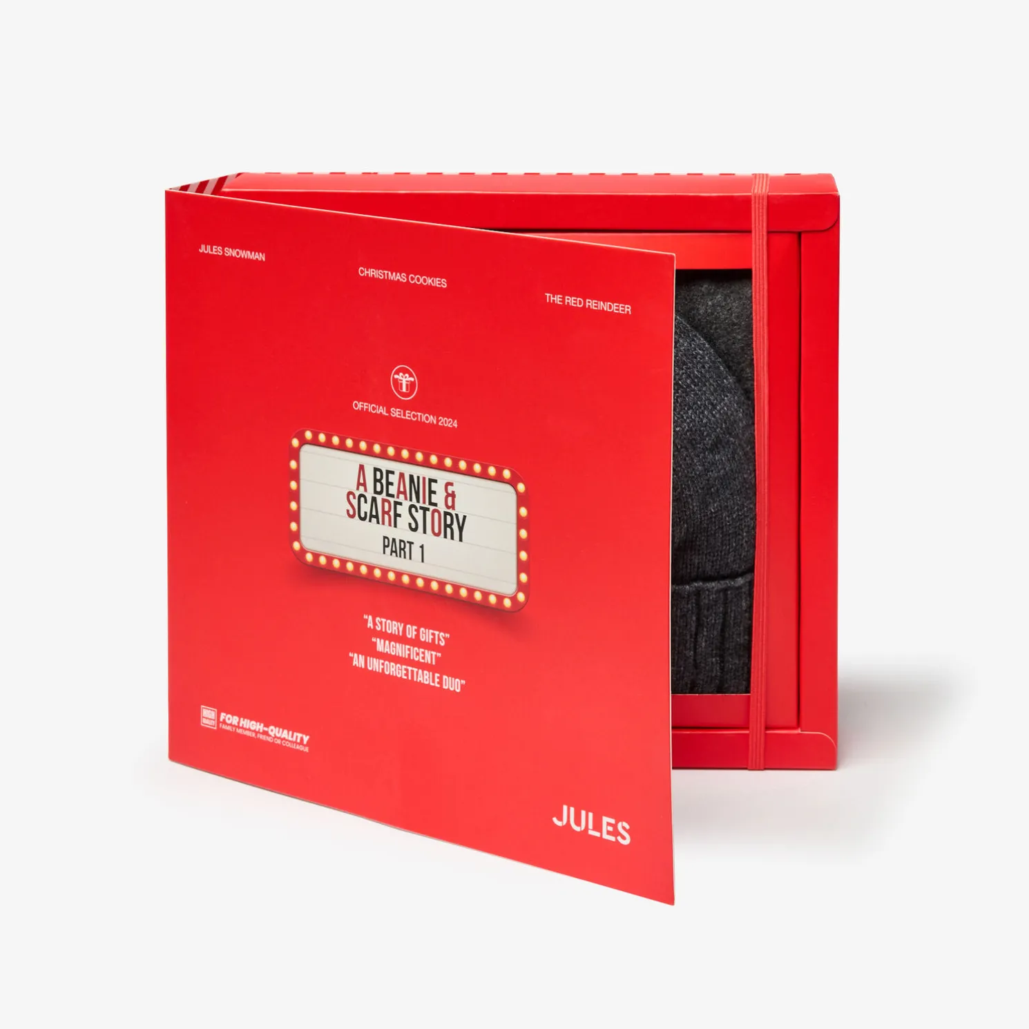 Geschenkbox Engelse versie muts en sjaal