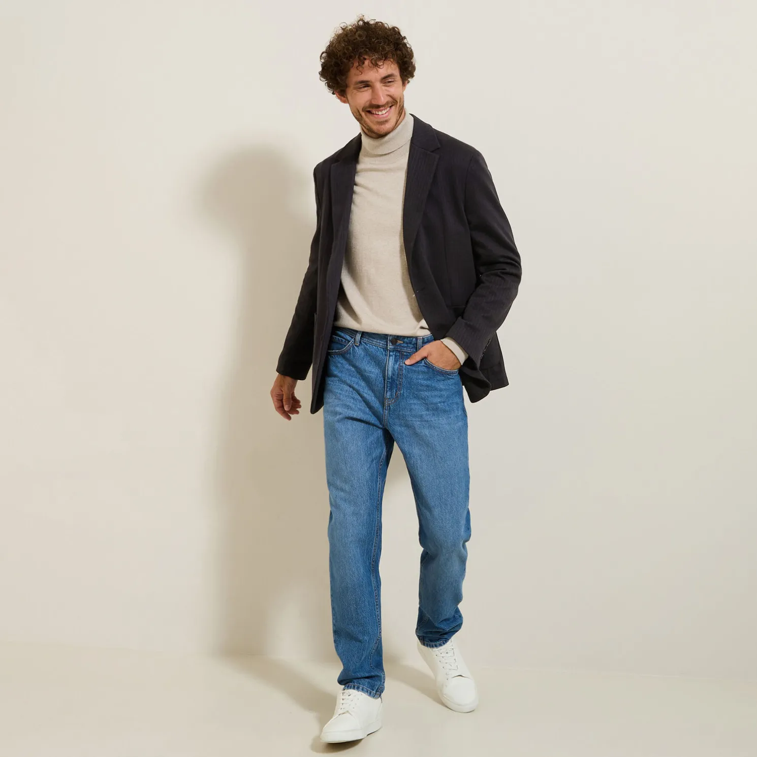 Gestreept blazerjasje