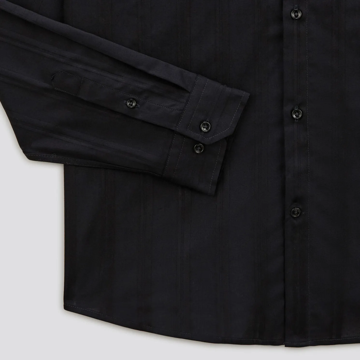 Gestreept hemd in satijnkatoen