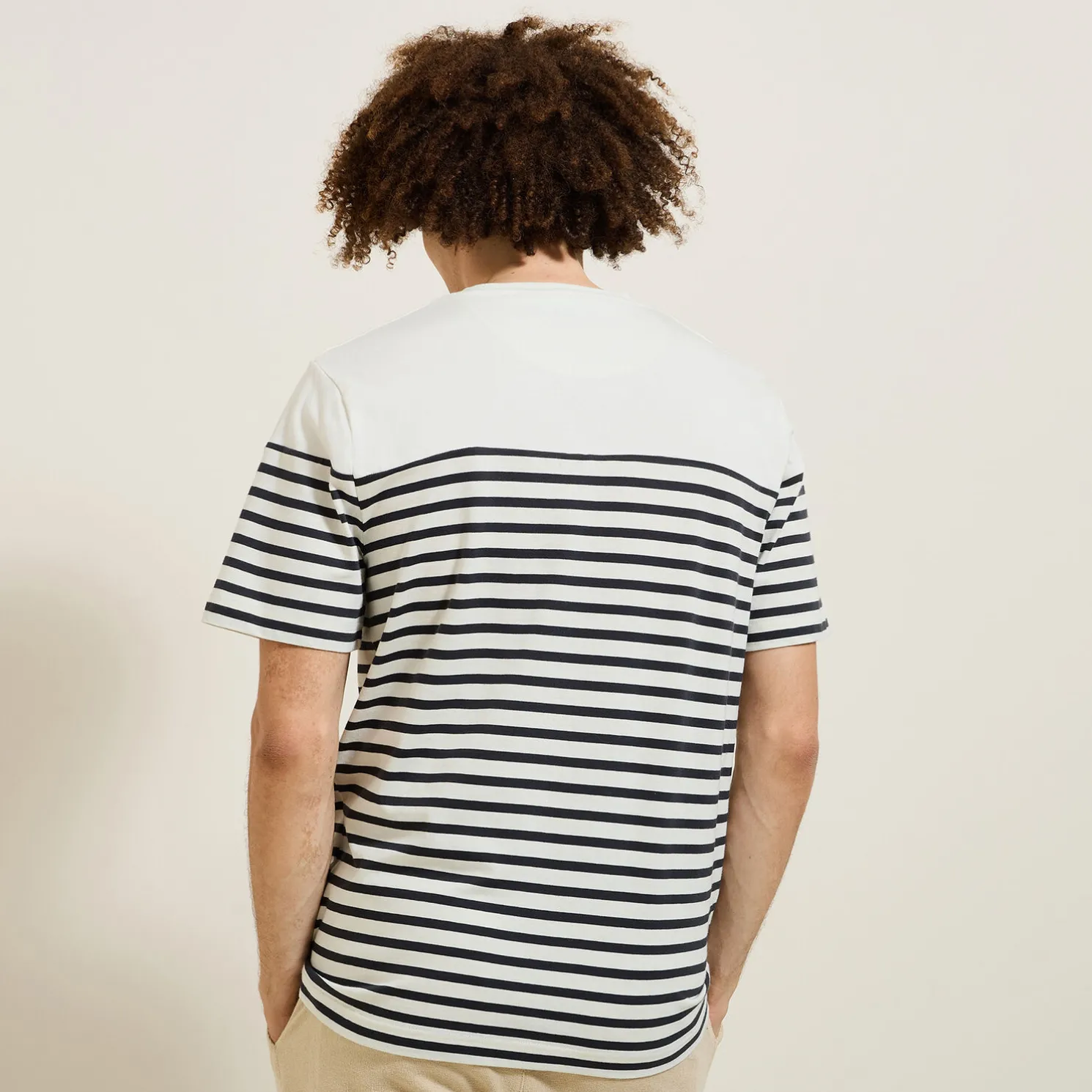 Gestreept t-shirt Peanuts-licentie