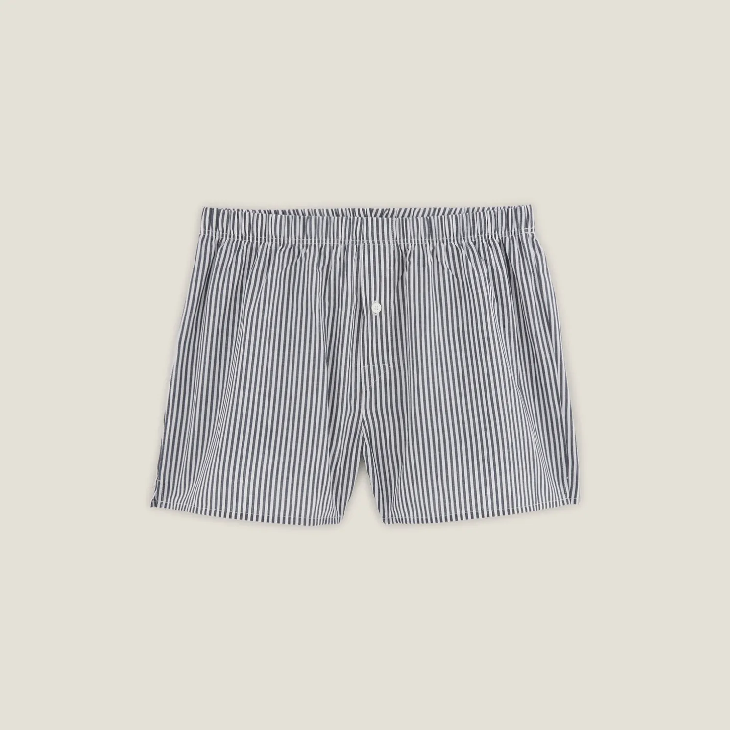 Gestreepte boxershort in biokatoen