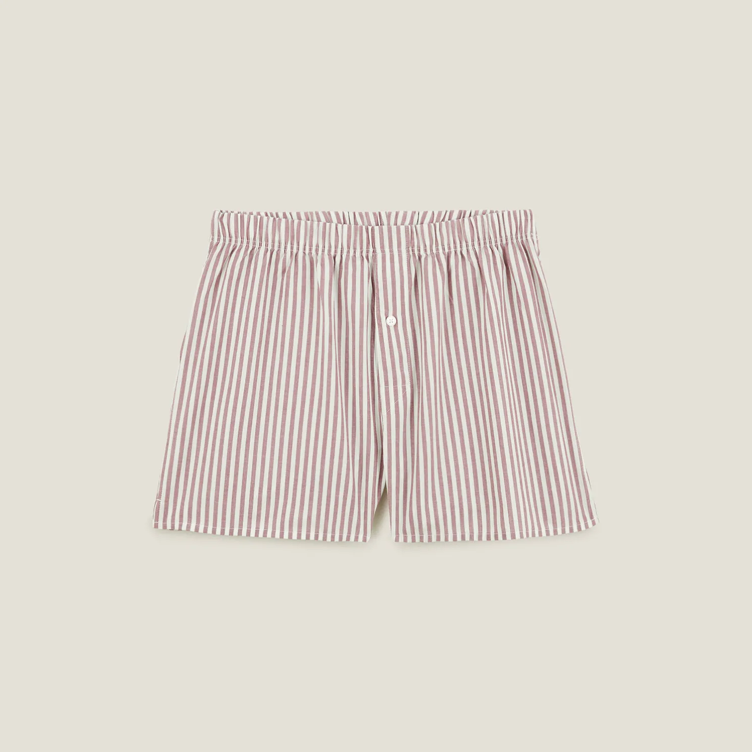 Gestreepte boxershort in biokatoen