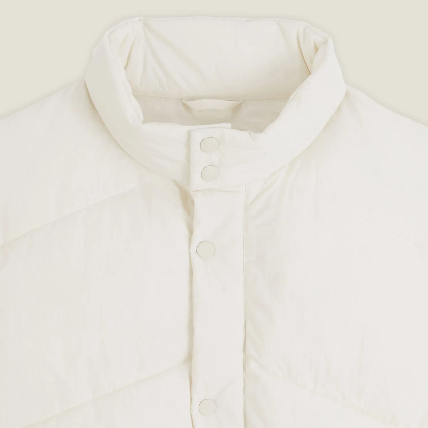 Gewatteerd donsjack zonder mouwen