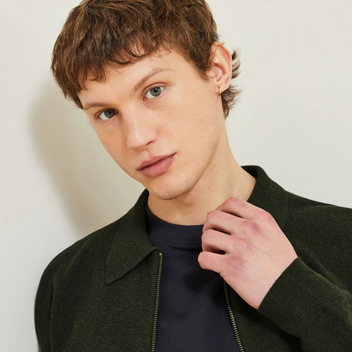 Giletvestje met hemdskraag