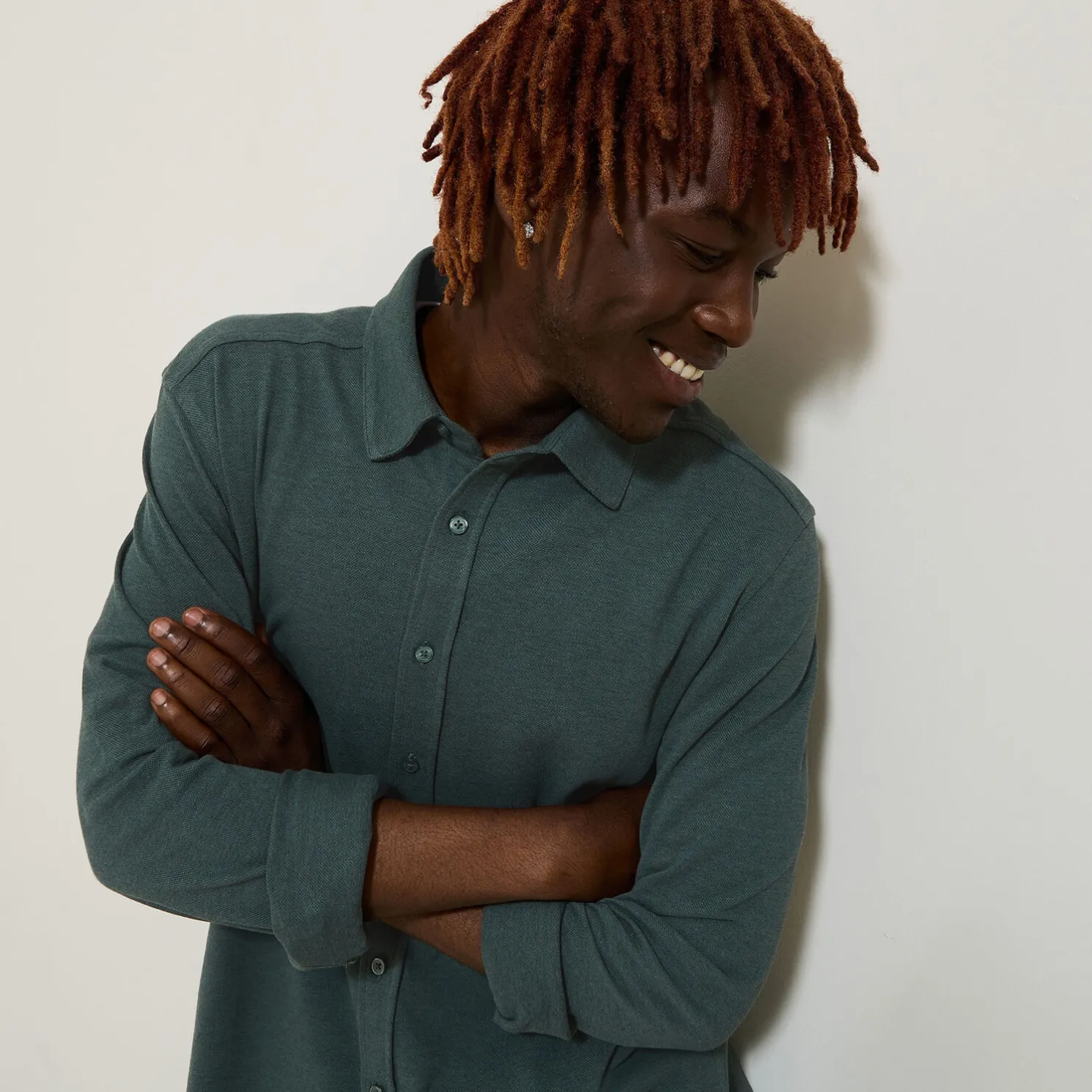 Hemd in effen tricot