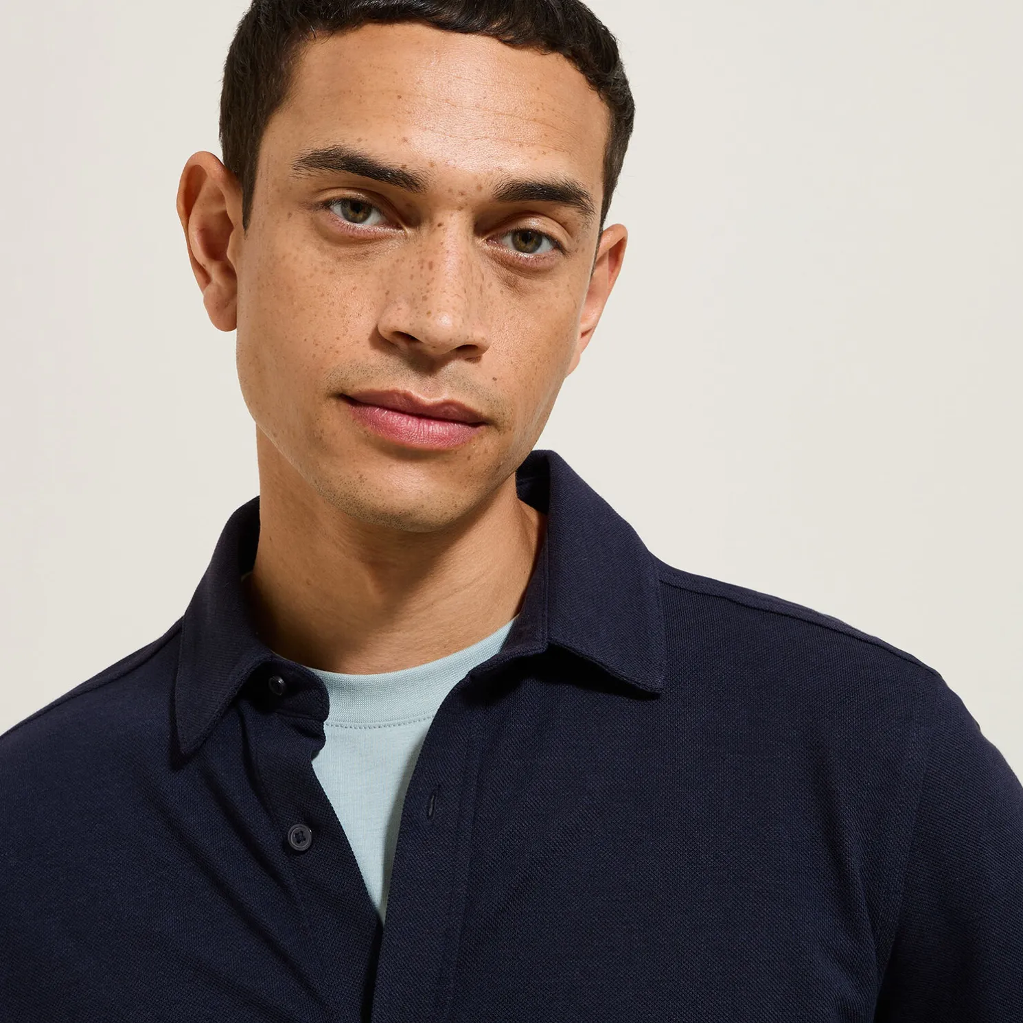 Hemd in effen tricot