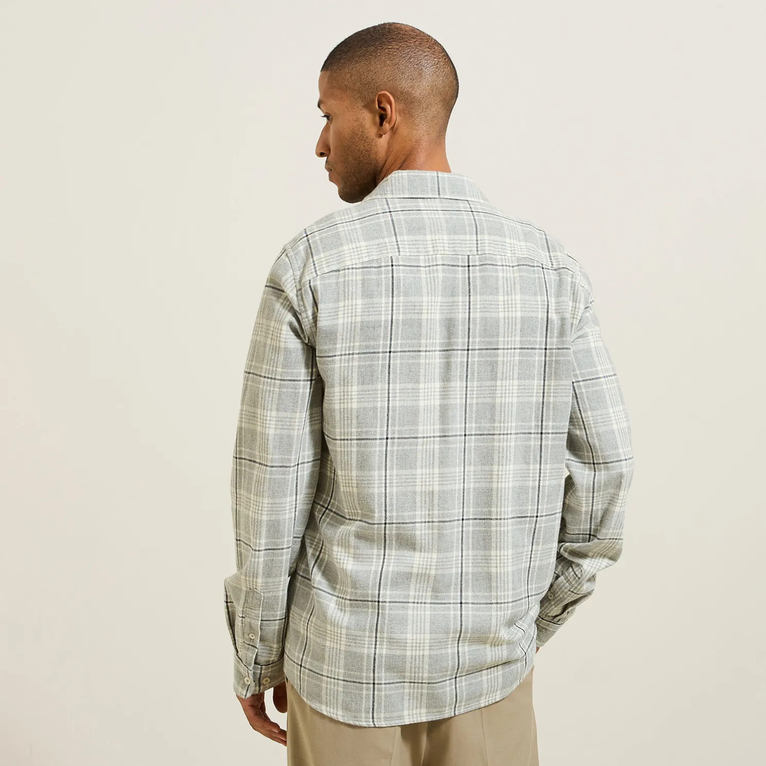 Hemd met ruitjes in flanelkatoen