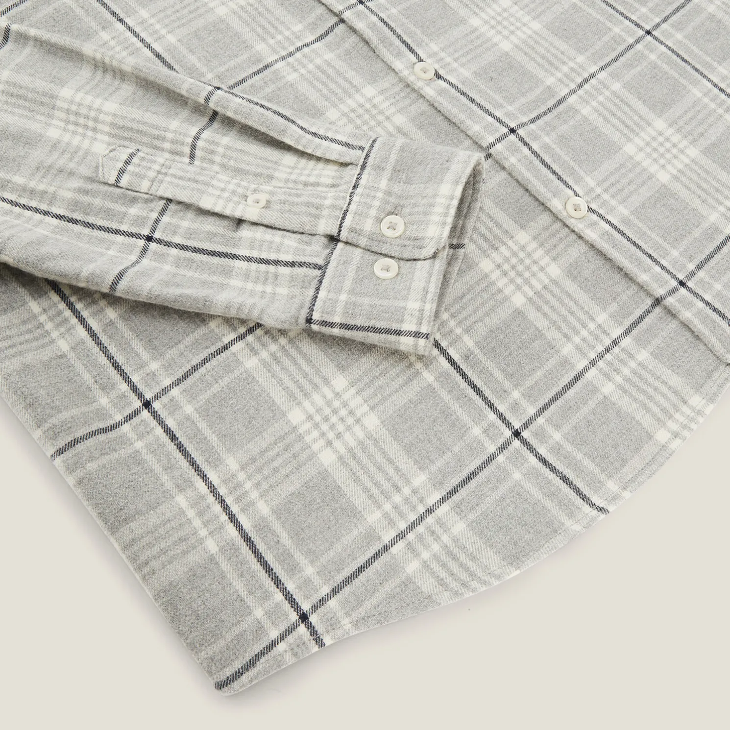 Hemd met ruitjes in flanelkatoen