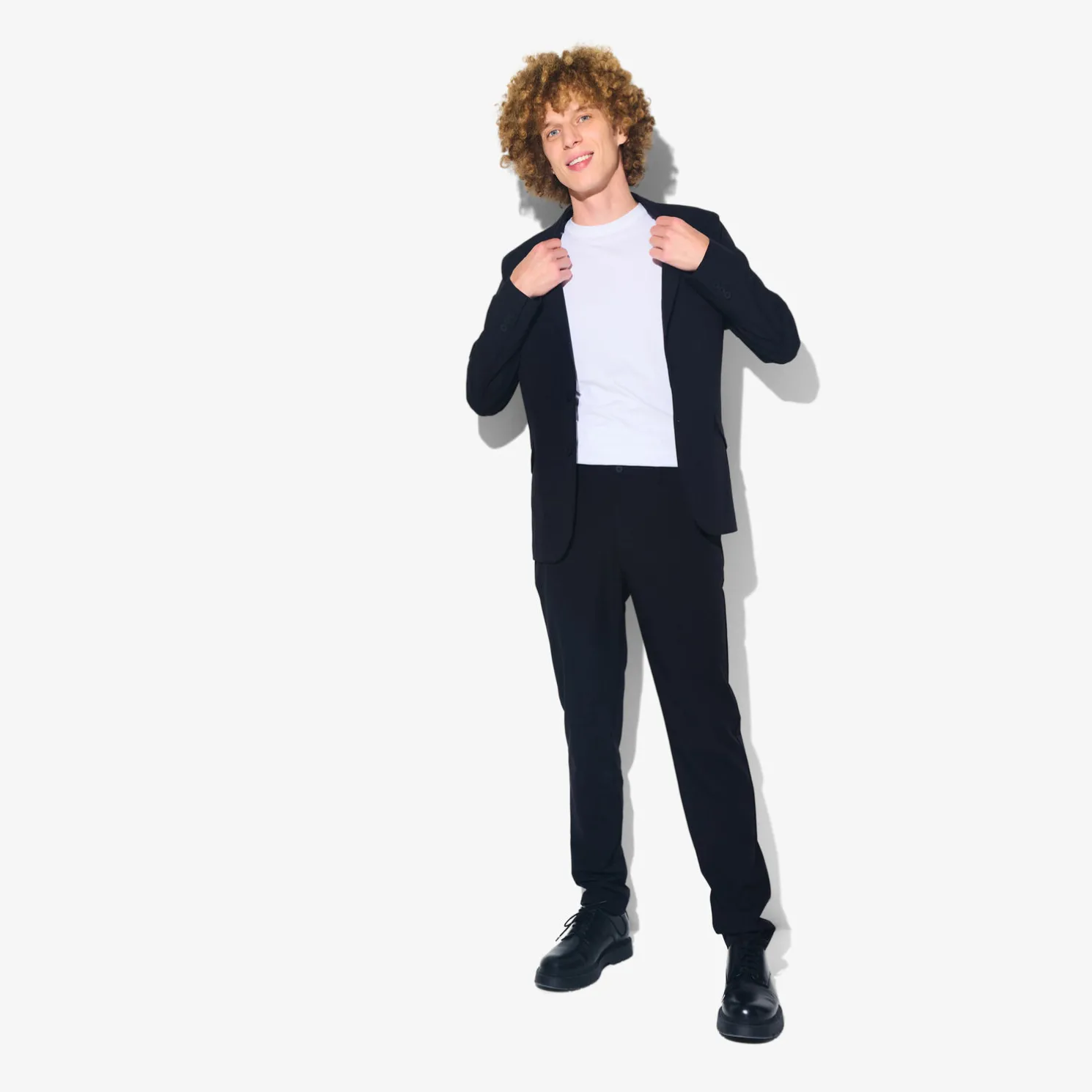 Het pakket slim kostuum // Zwart