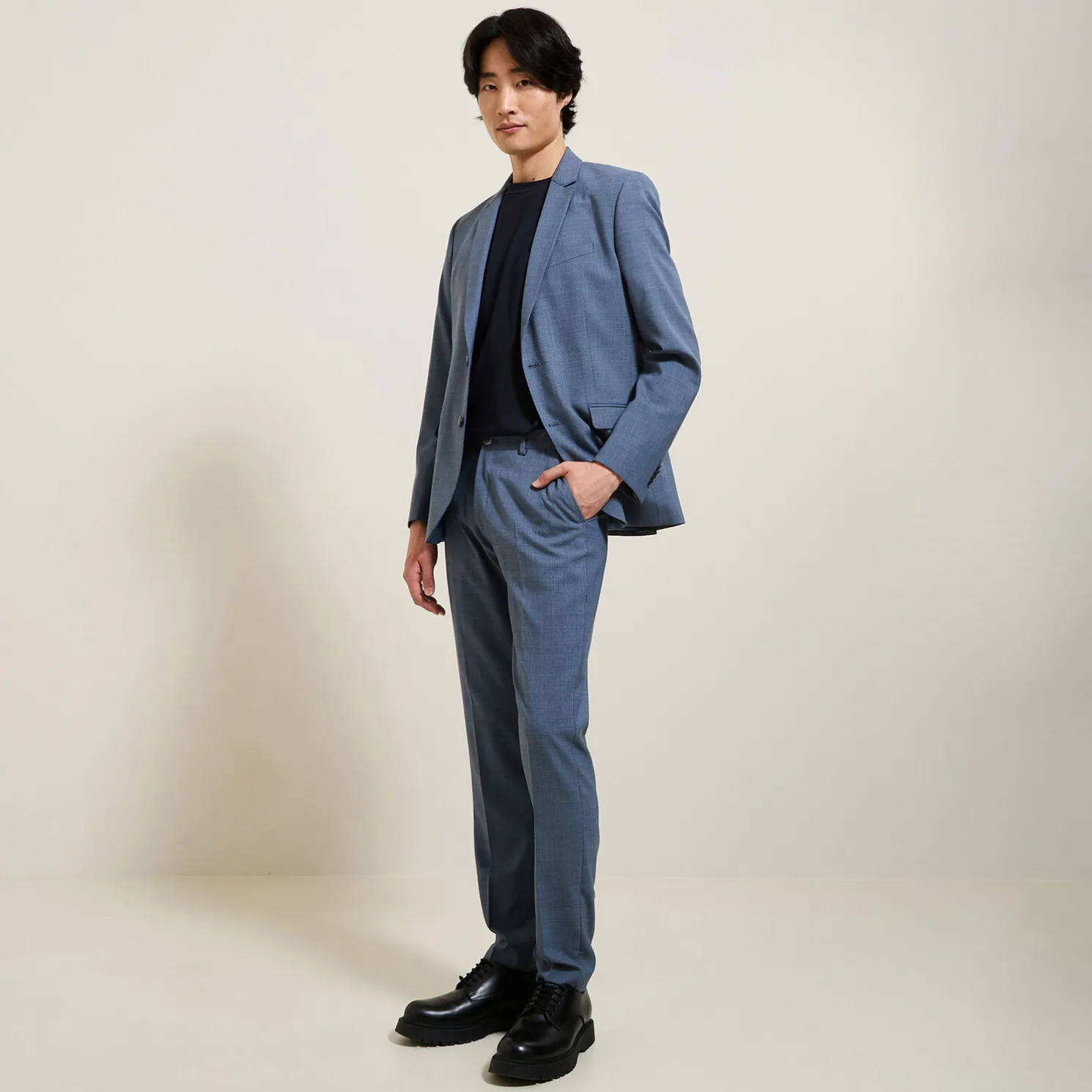 Het pakket slim kostuum - Blauw