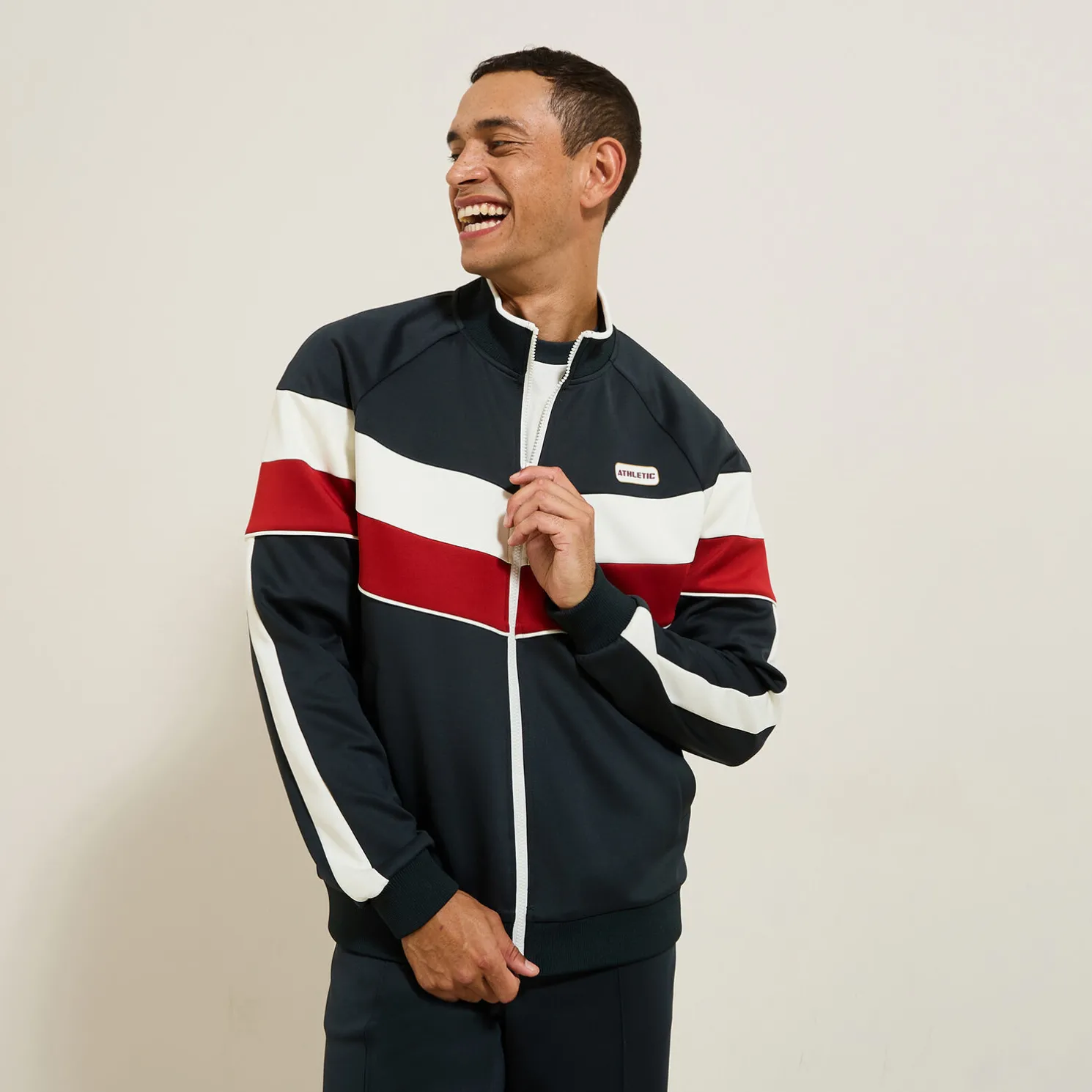 Iconisch vest met rits