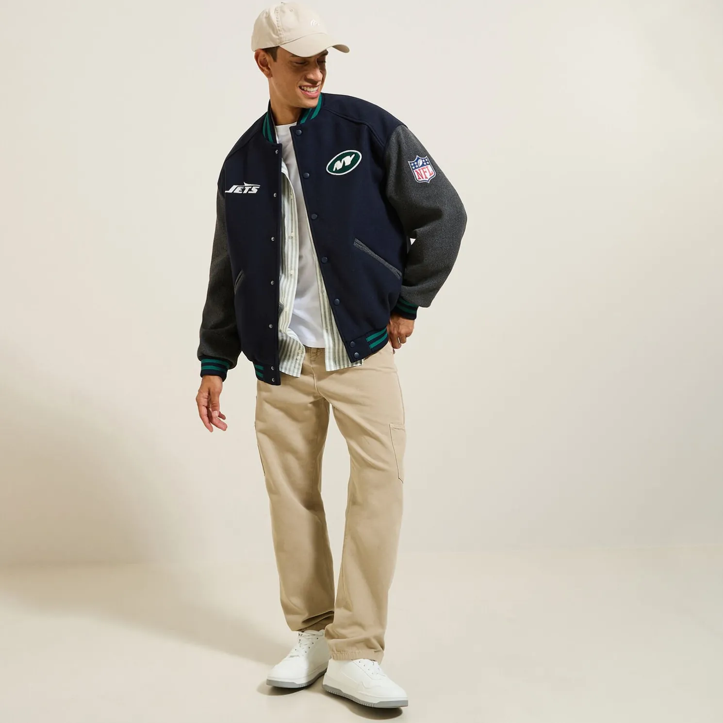 Jack met knopen en NFL-licentie