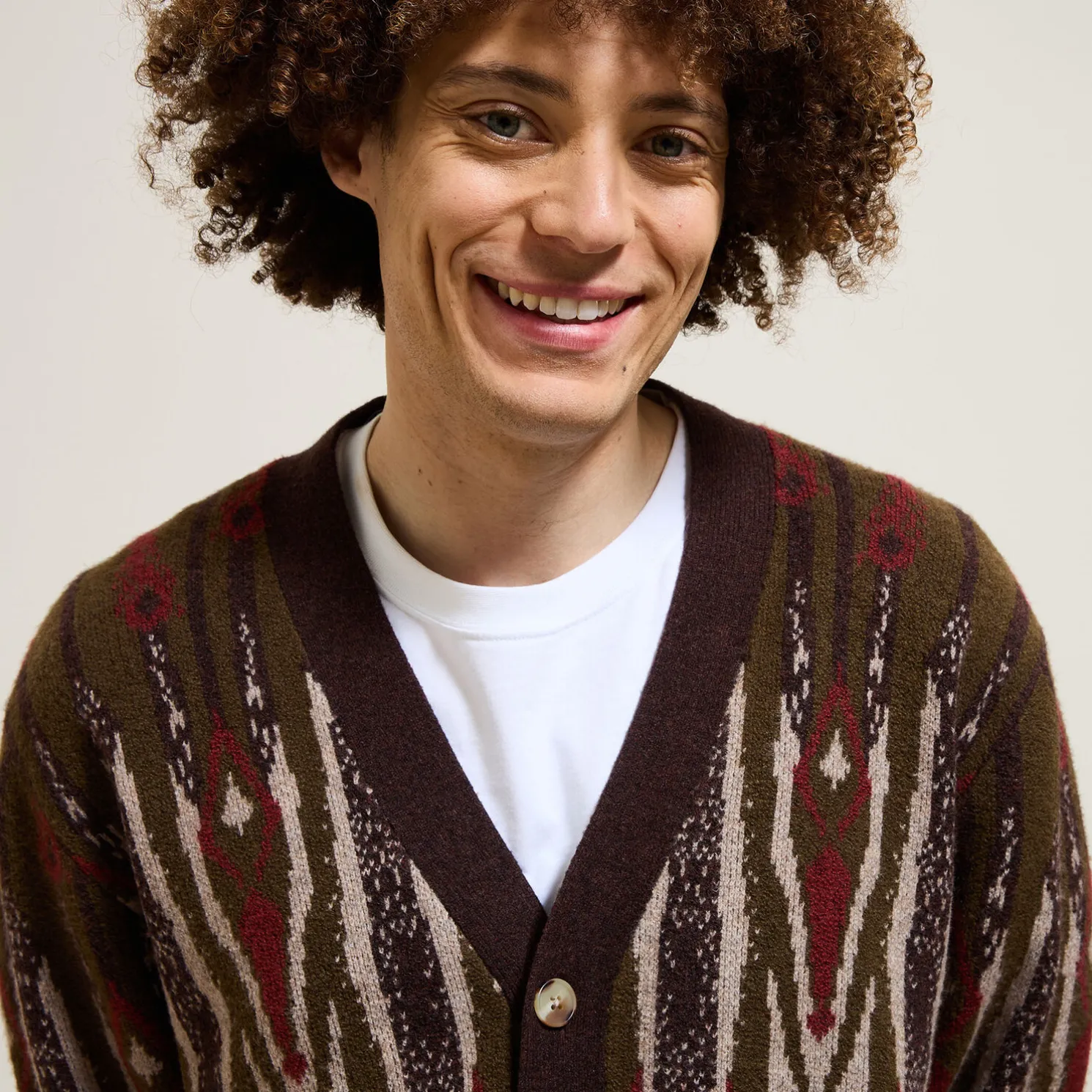 Jacquard gilet-vestje