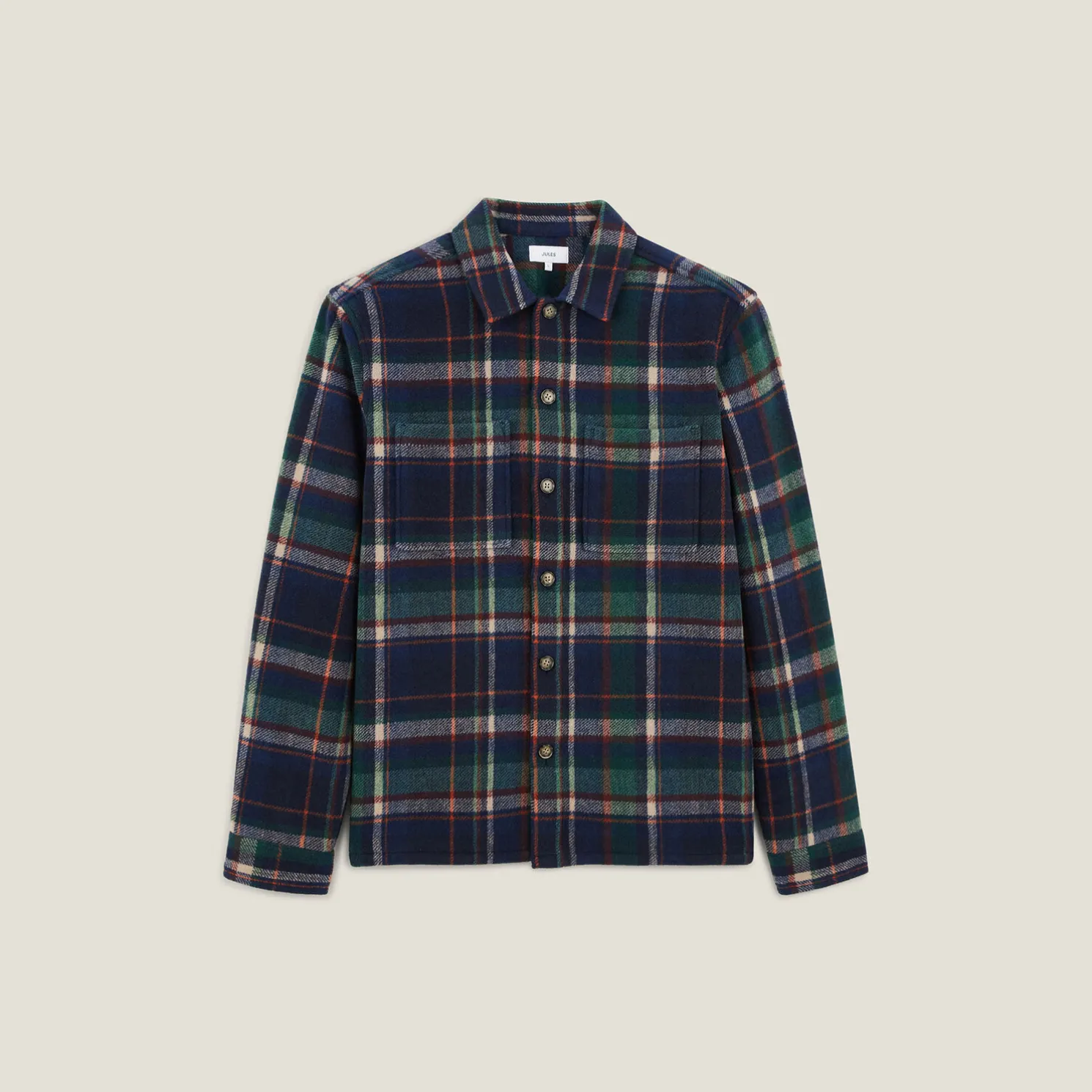 Katoenen overhemd met ruitjes