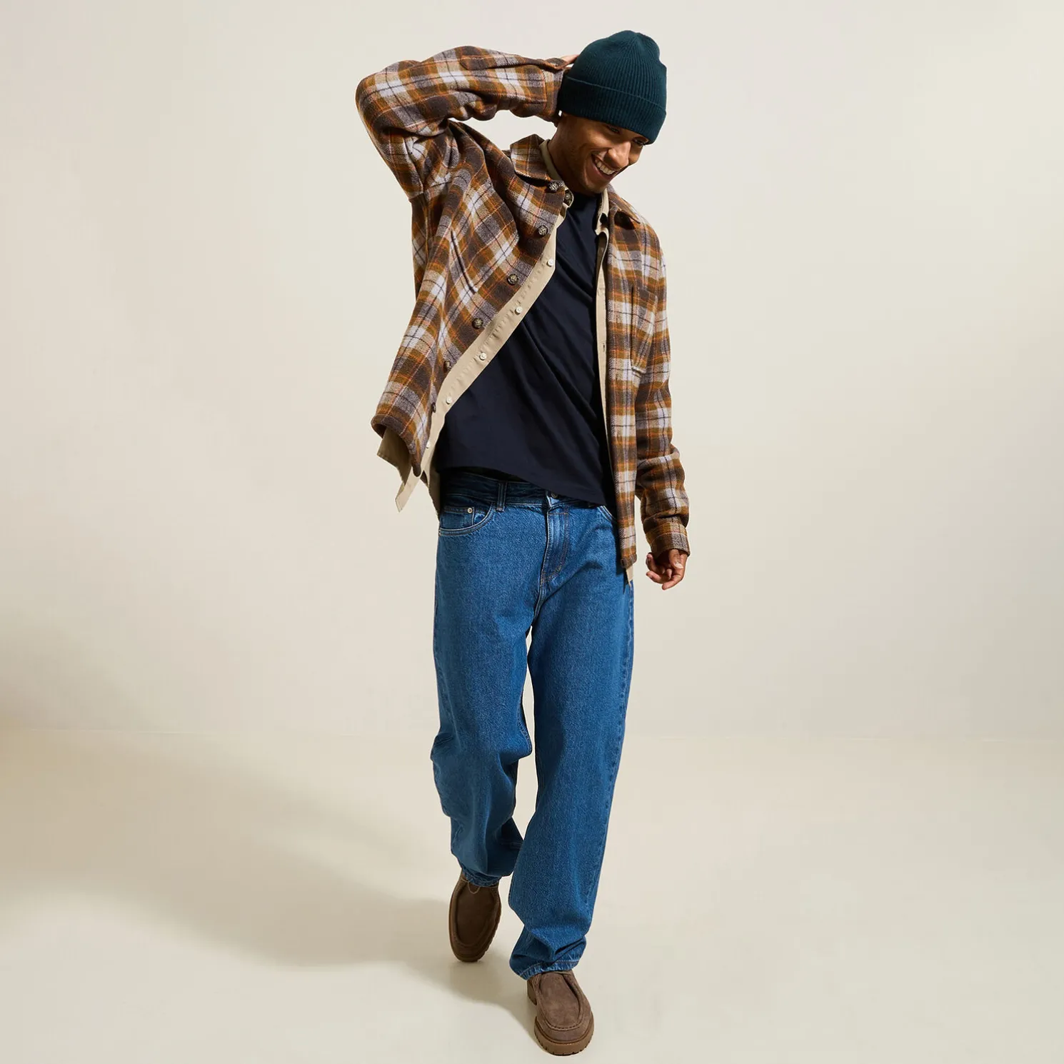 Katoenen overhemd met ruitjes